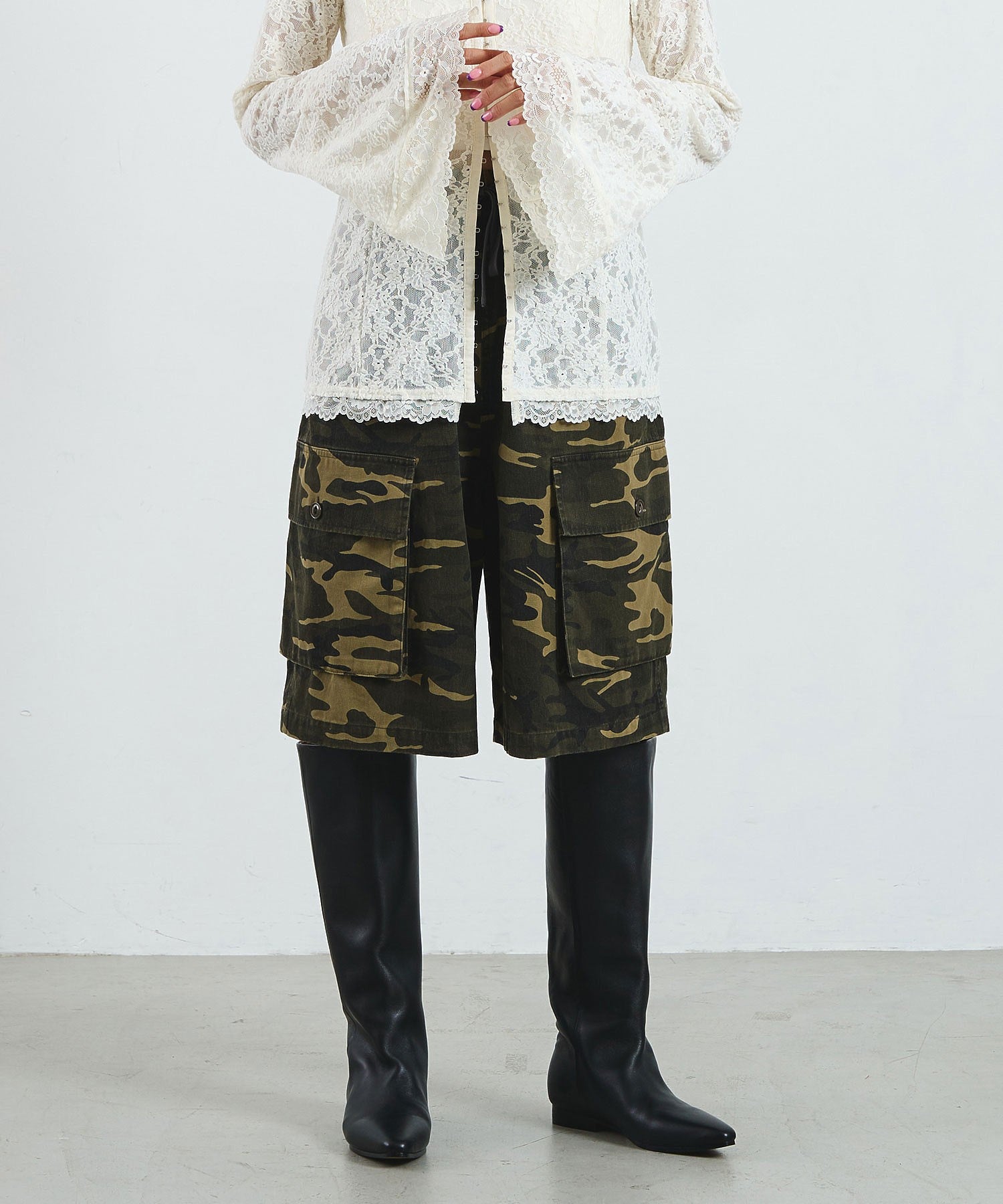 model:168cm 着用サイズ:ONE SIZE