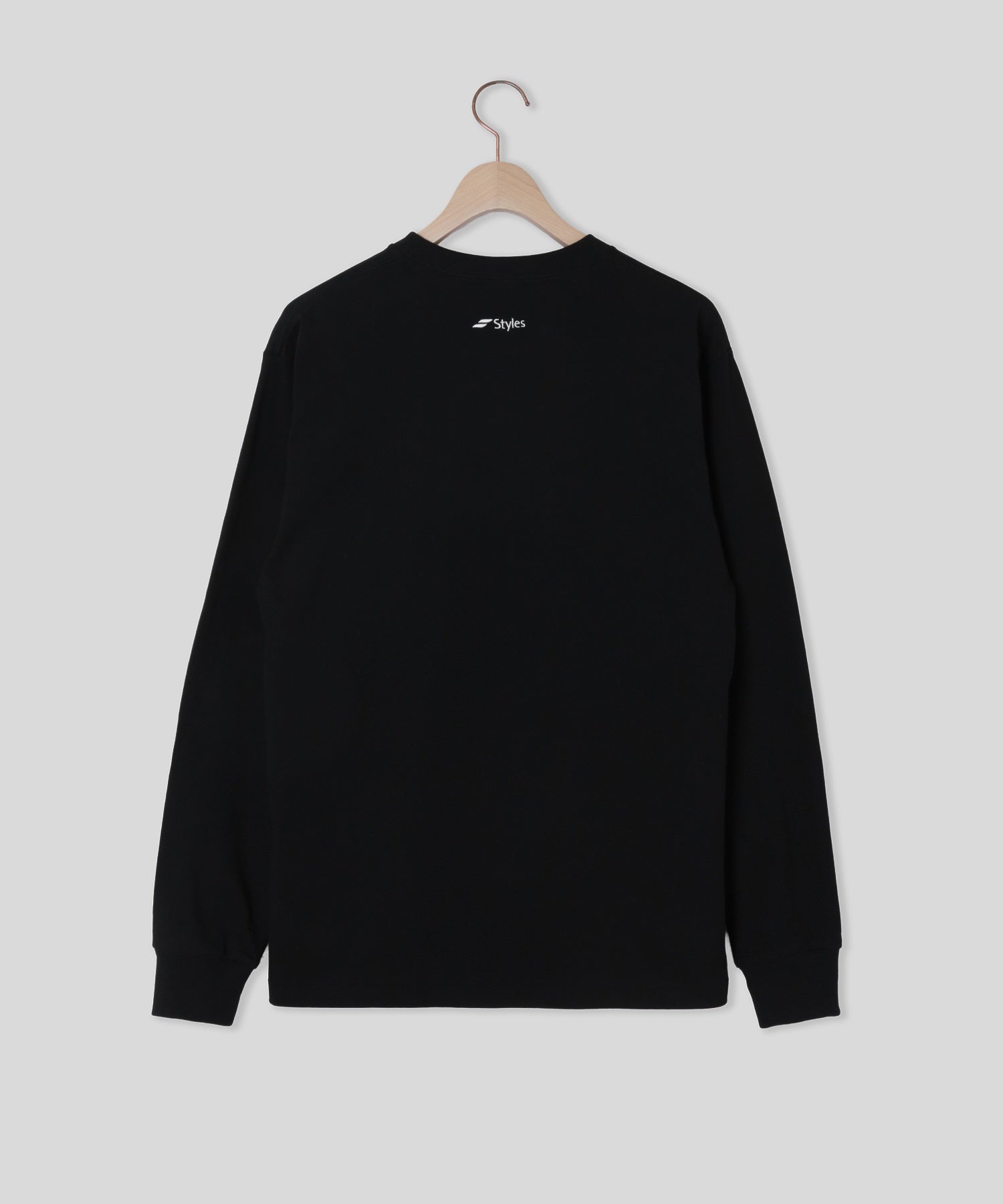【別注】Styles CRC/コットンリサーチクラブ/EX L/S T-SHIRT JPC-003 BLK