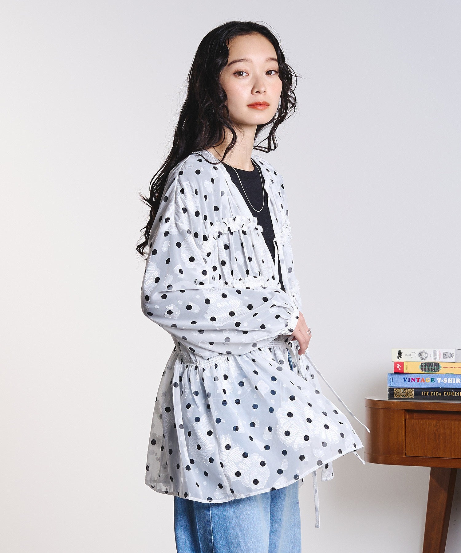 model:161cm 着用サイズ:ONE SIZE