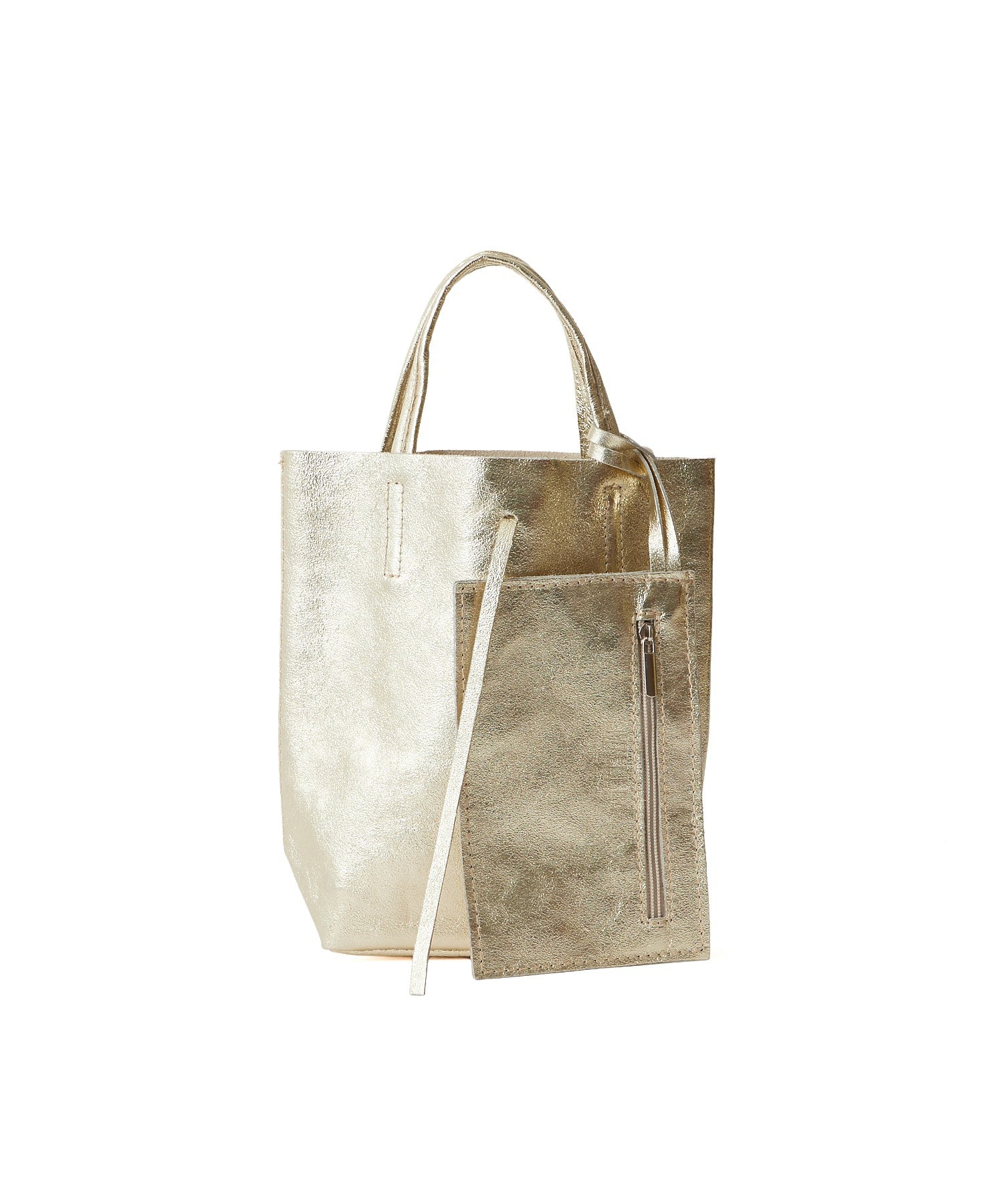 MILLELA FIRENZE /METALIC MINI TOTE BAG