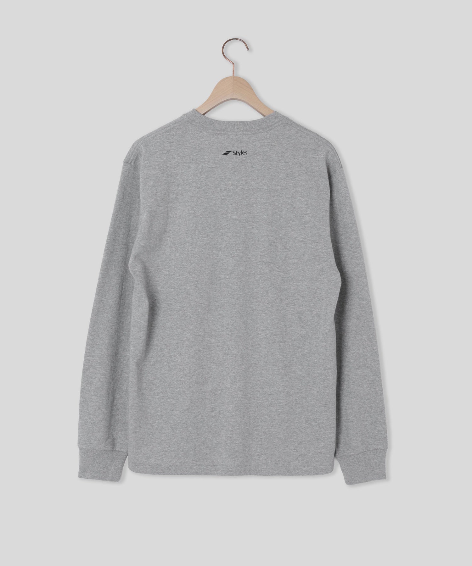 【別注】Styles CRC/コットンリサーチクラブ/EX L/S T-SHIRT JPC-003 GRY