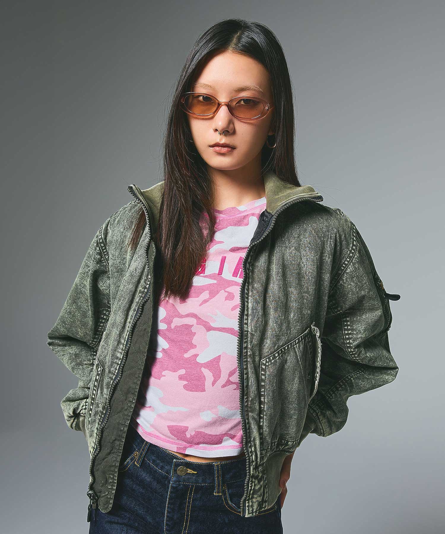 FADED REVERSIBLE MA-1 JACKET