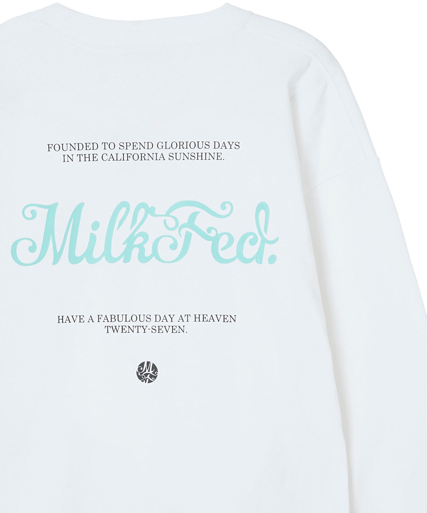 CURL LOGO WIDE L/S TEE MILKFED.