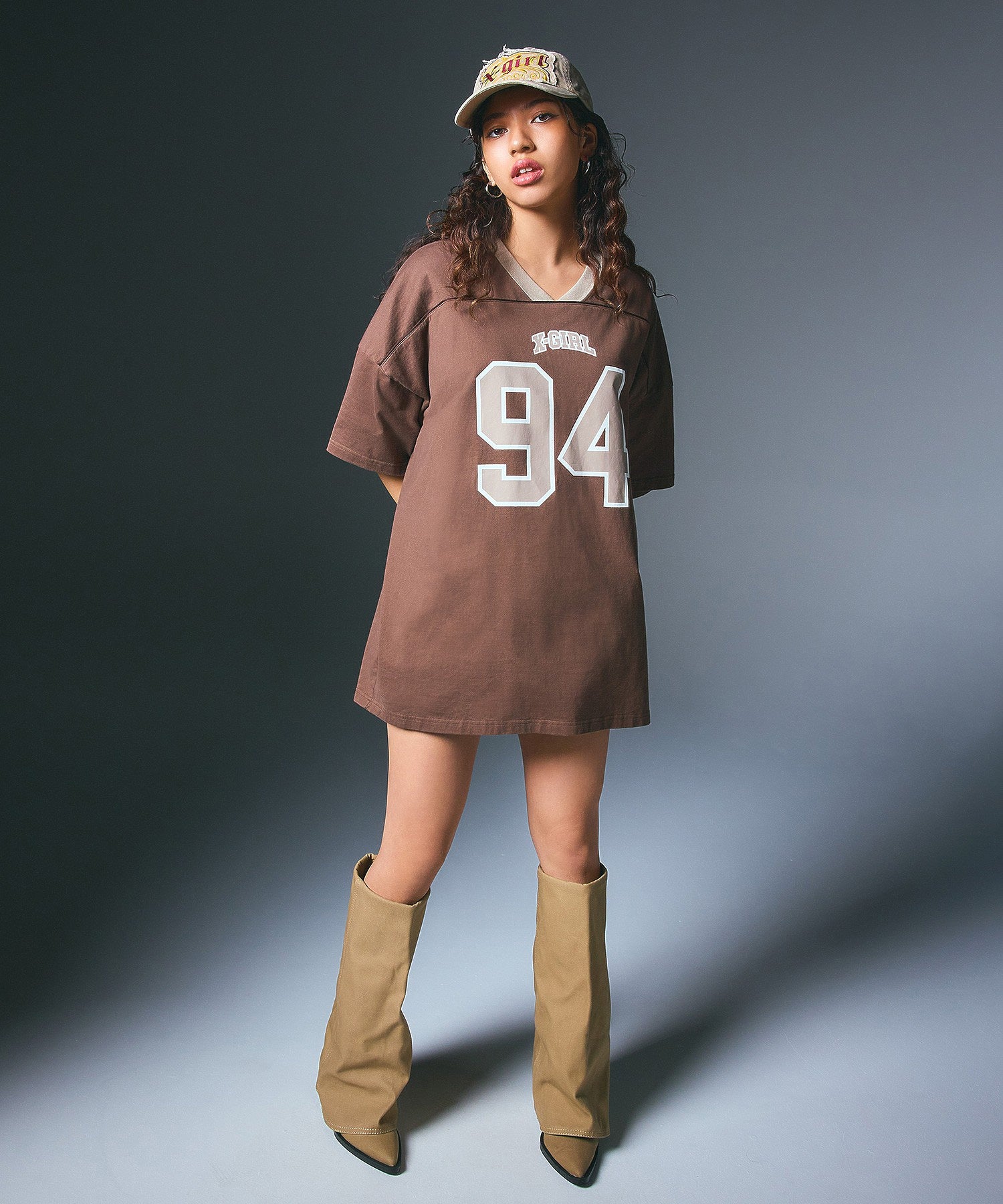 NUMBERING S/S BIG TEE DRESS