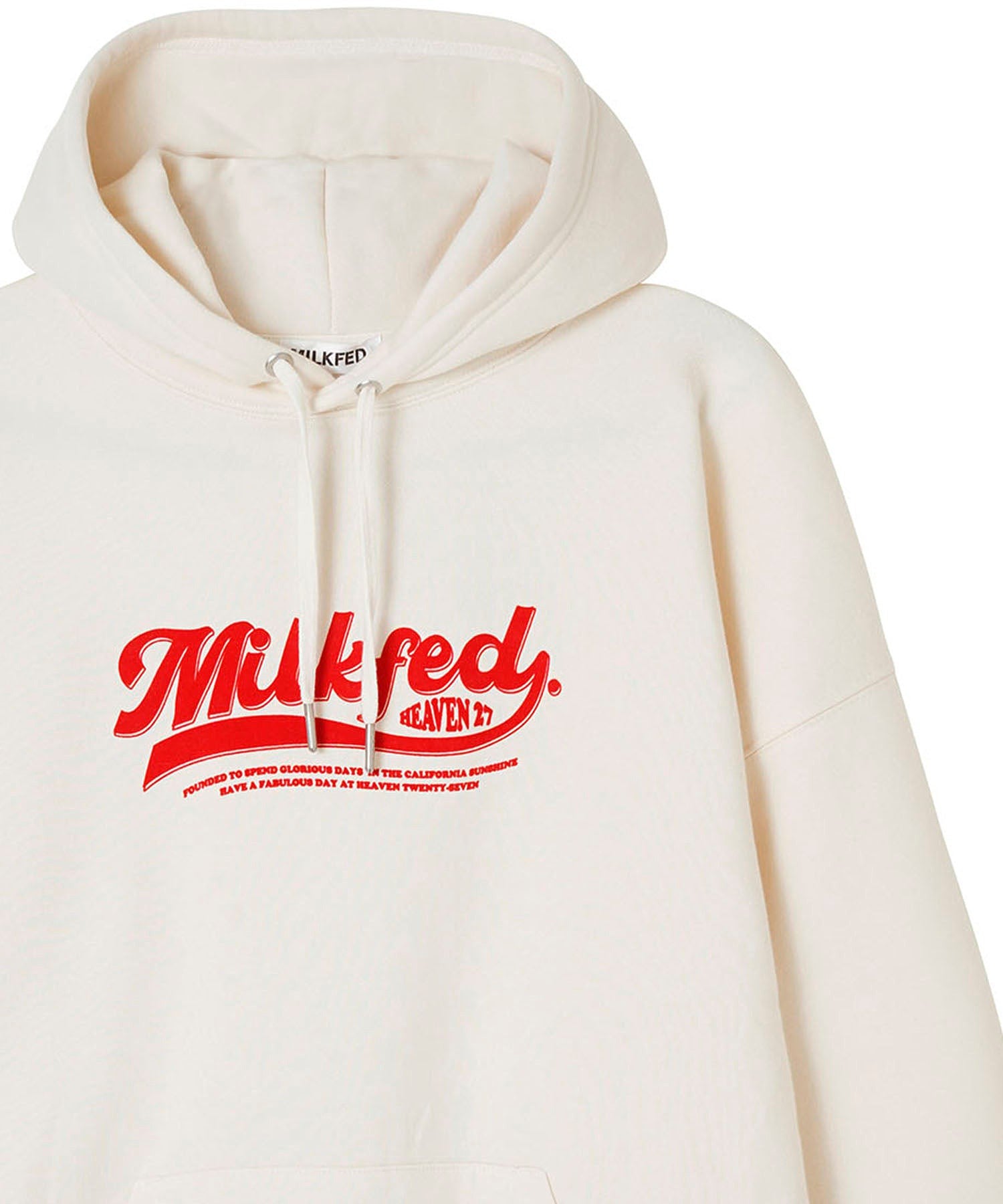 CURSIVE LOGO BIG HOODIE MILKFED.