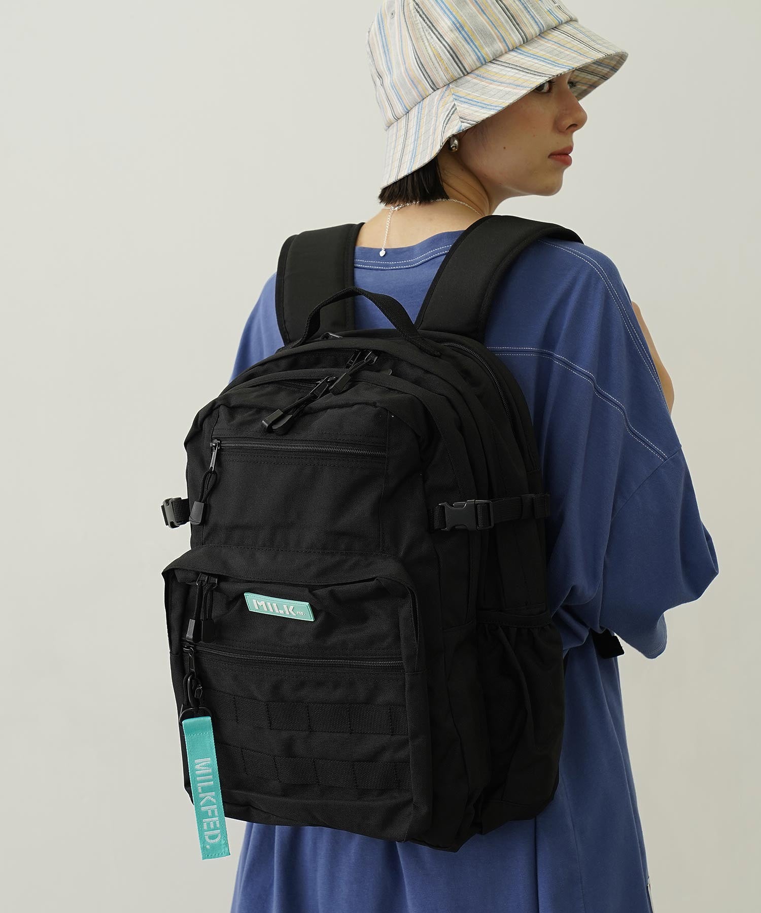 ACTIVE DOUBLE POCKET MOLLE BACKPACK MILKFED. – calif（カリフ）公式