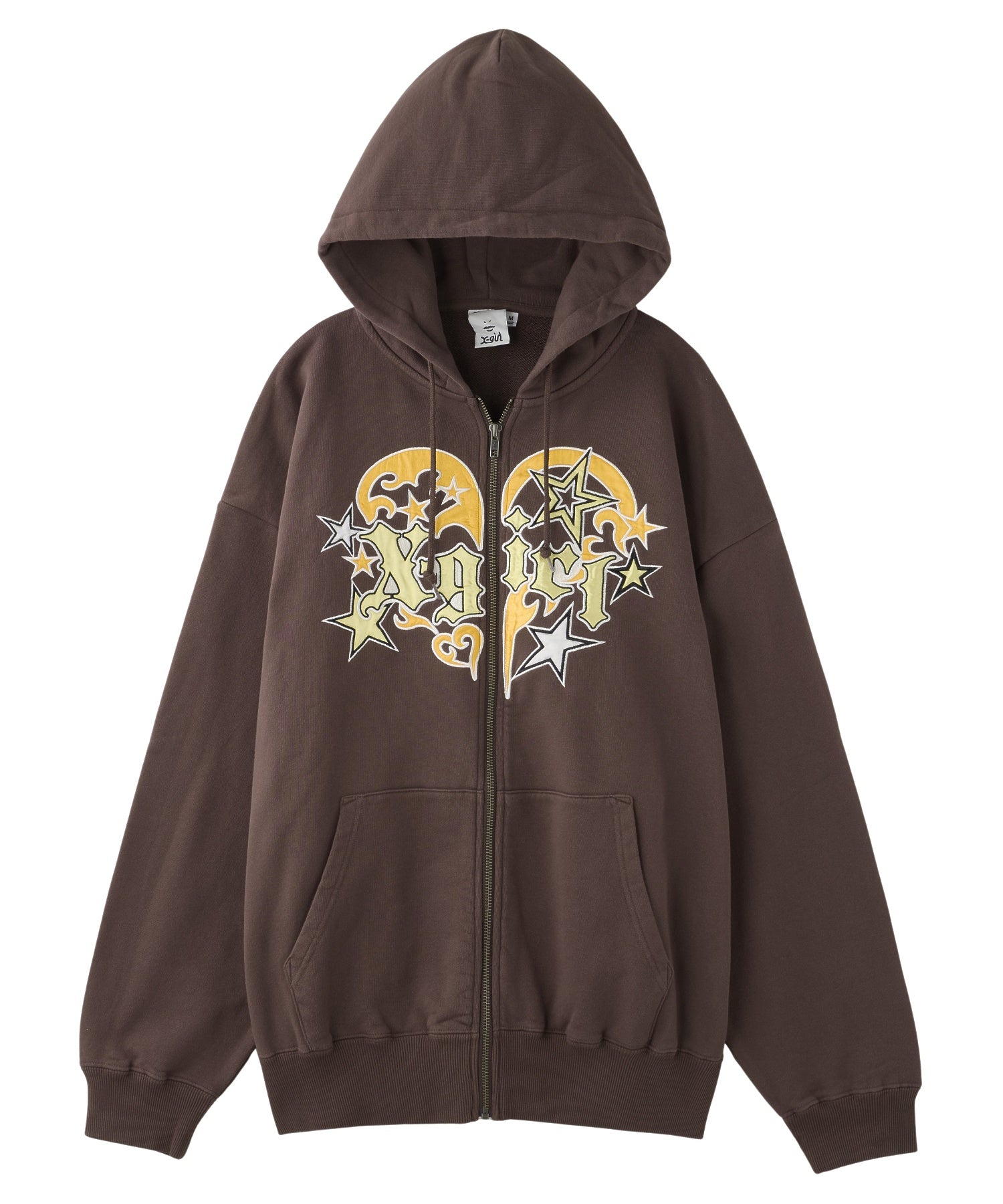 TRIBAL HEART ZIP UP SWEAT HOODIE