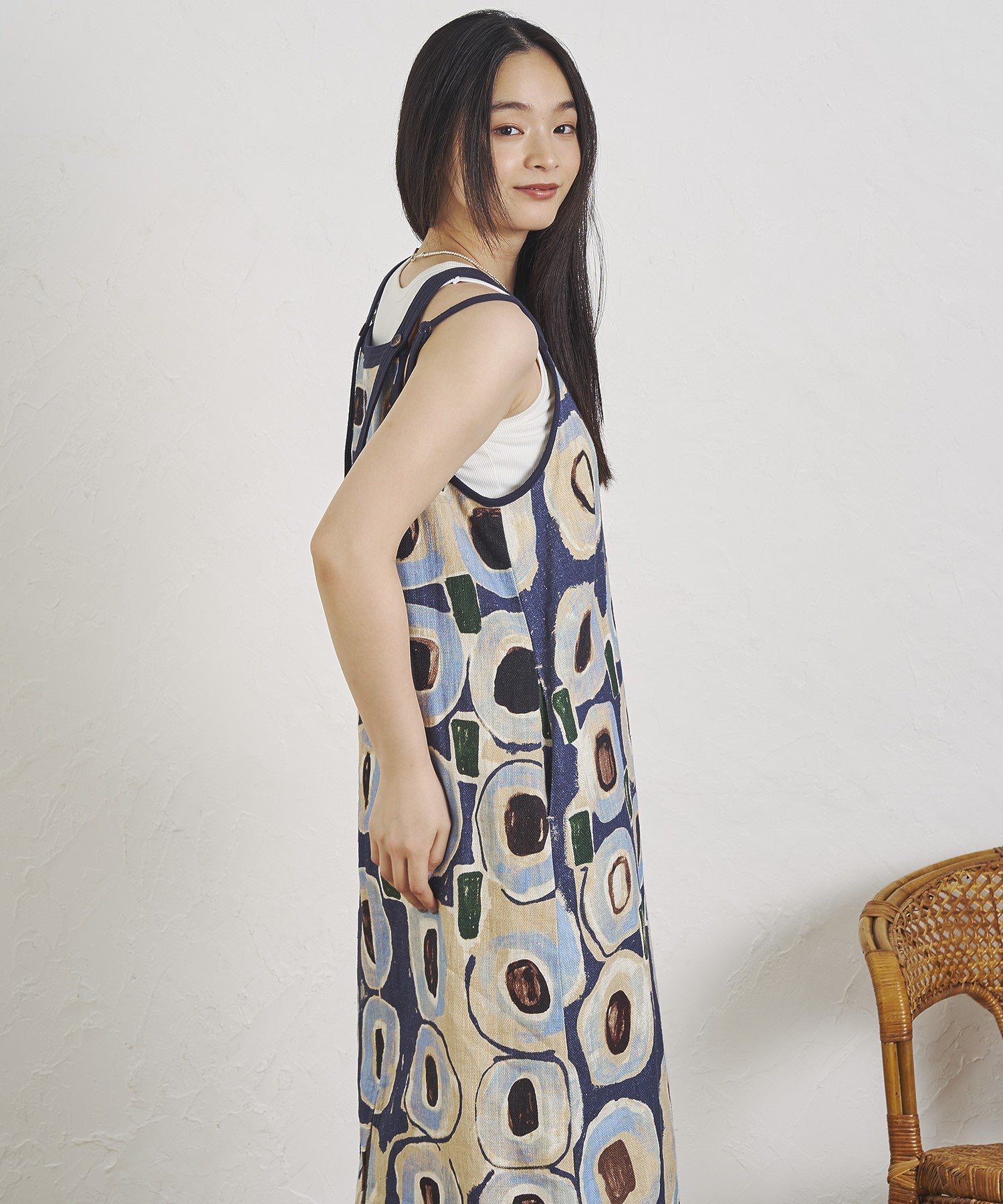 ART PRINT LONG DRESS