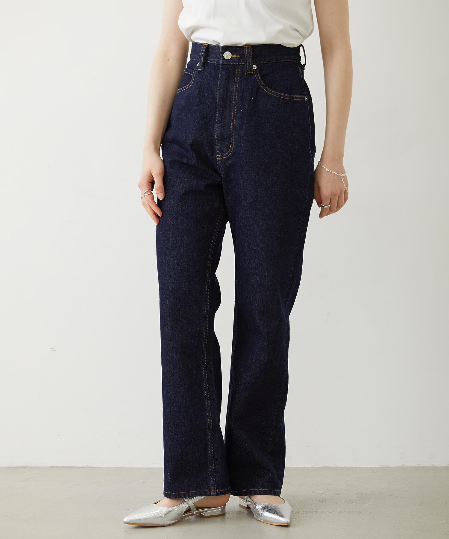 STRAIGHT DENIM PANTS