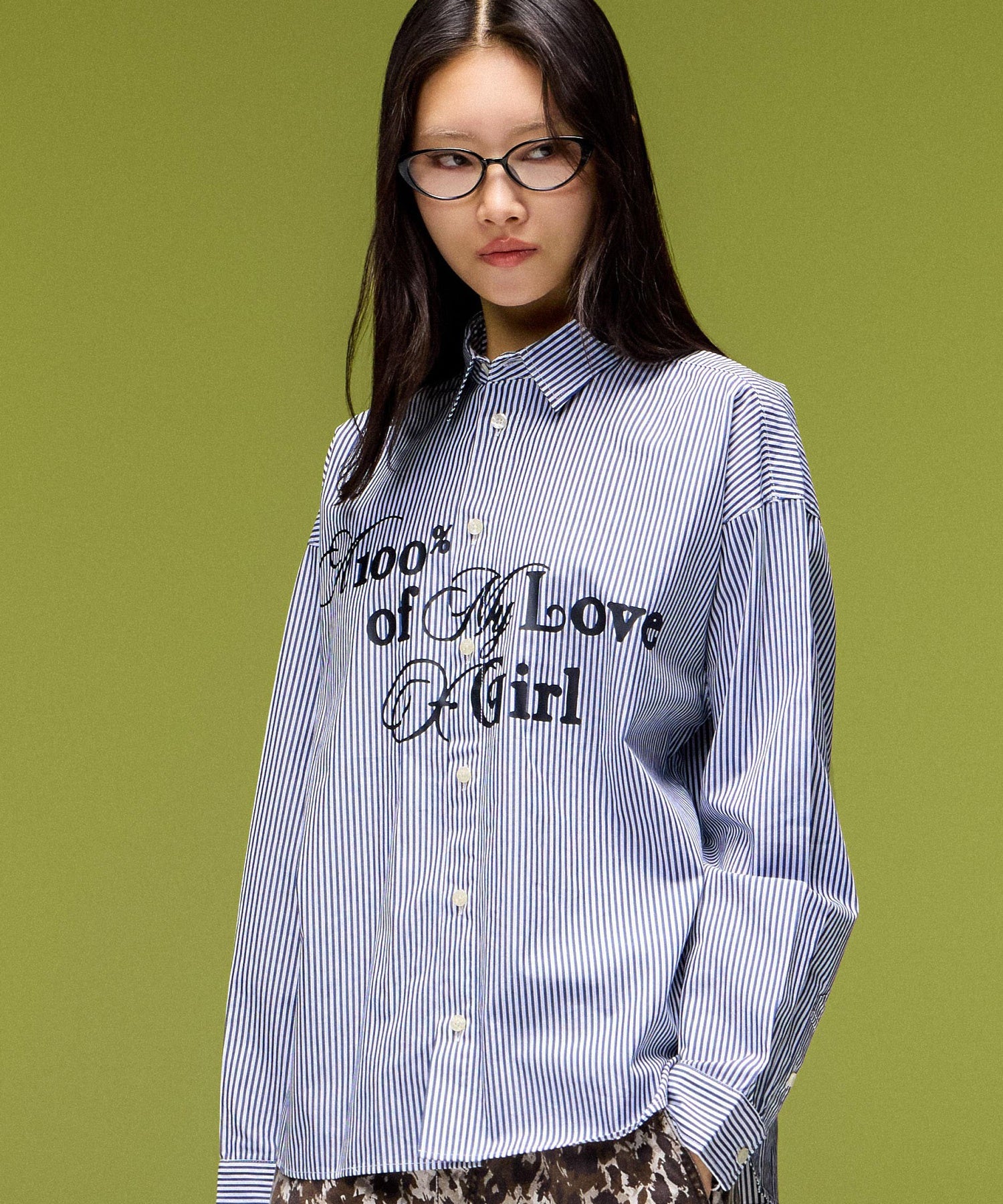 MIX FONT LOGO L/S SHIRT