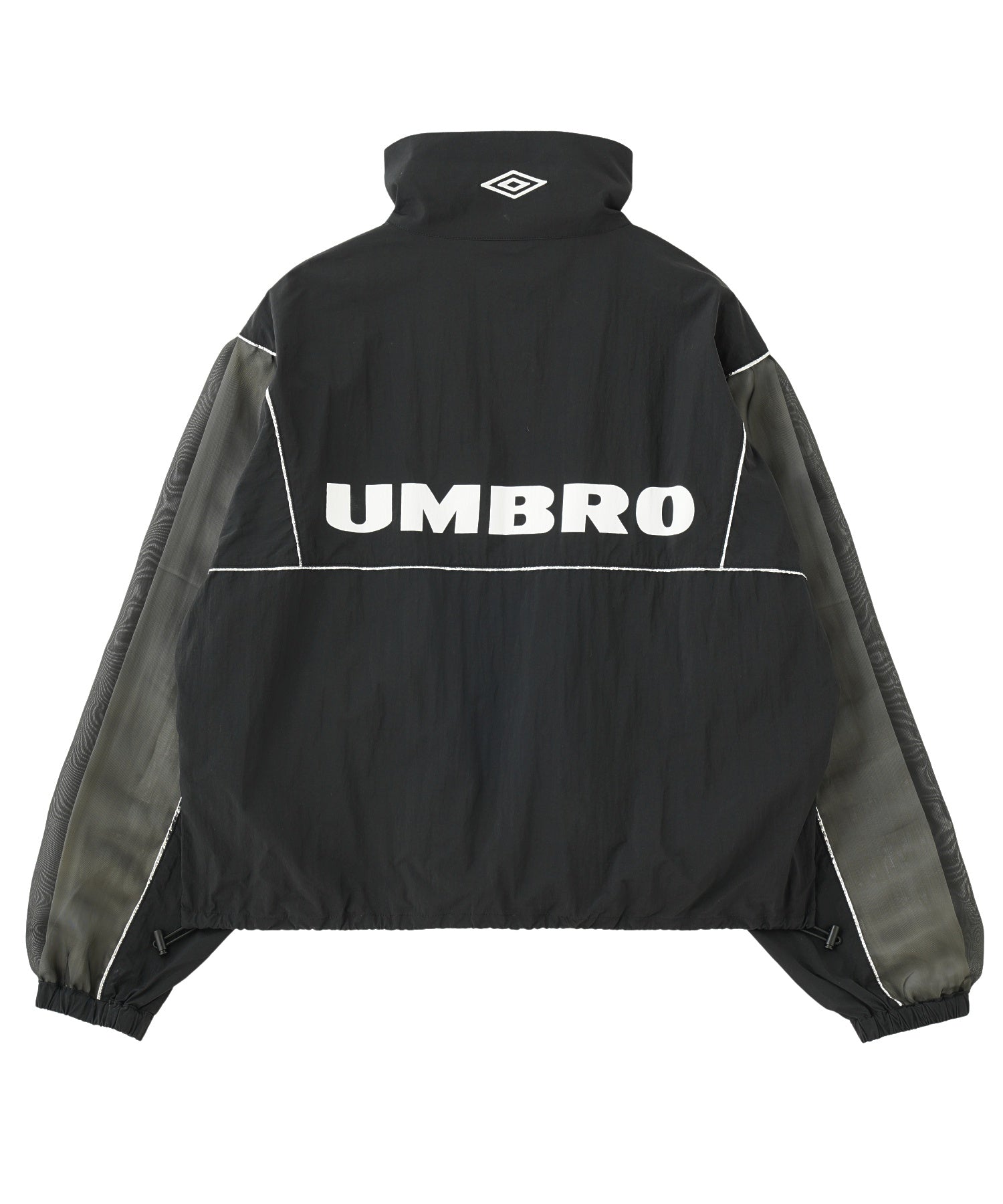 UMBRO×ROSE BUD/ORGANZA SLEEVE NYLON JACKET