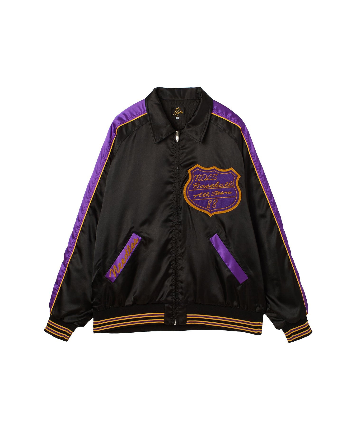NEEDLES/STADIUM JACKET - POLY SATEEN