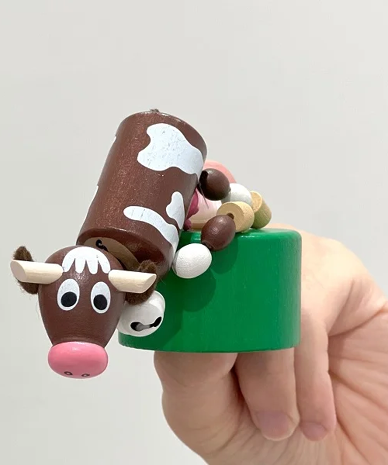 DETOA Push Up Toy Cow