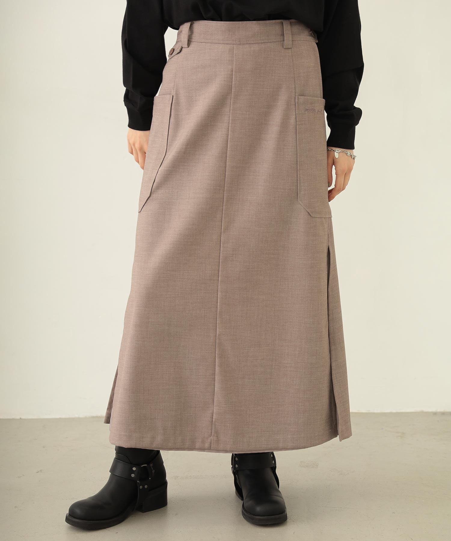 FLARED CARGO SKIRT