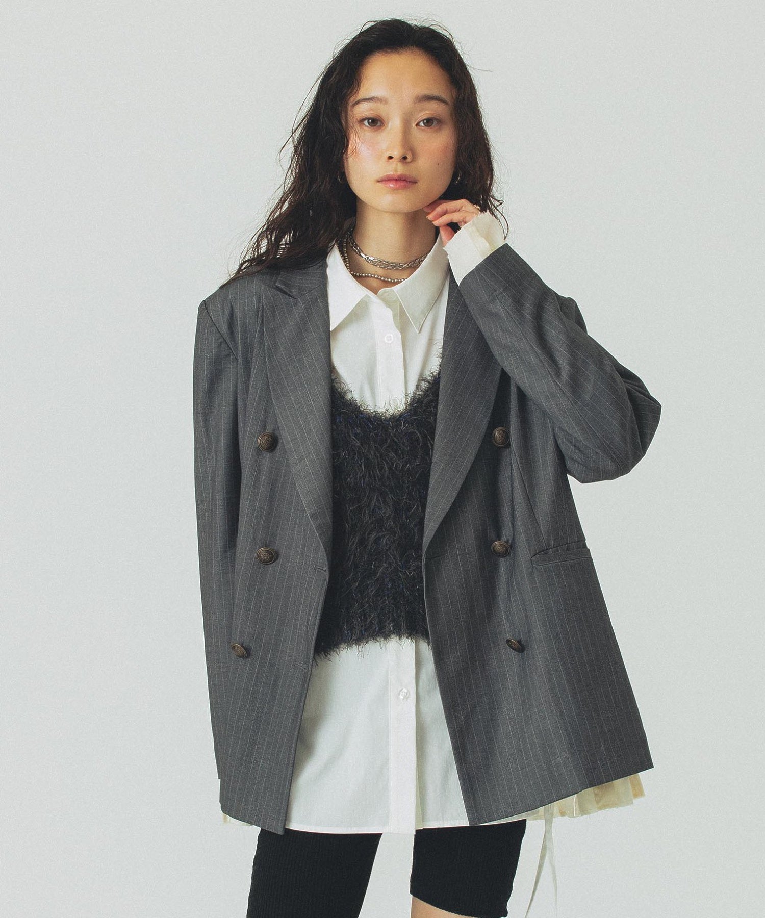 model:161cm 着用サイズ:S