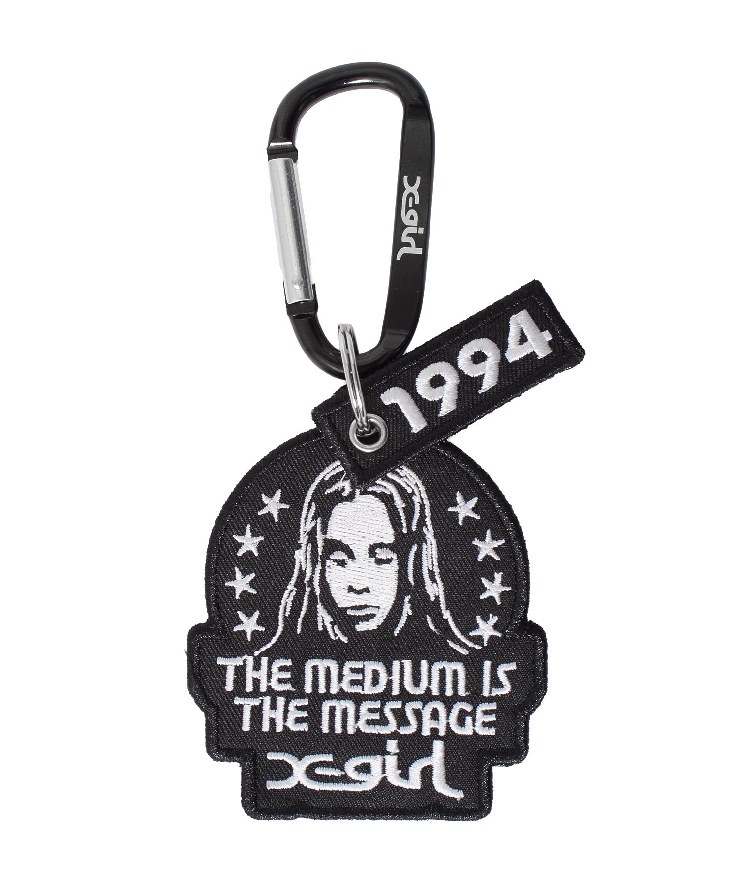 STAR AND FACE PATCH KEY CHARM