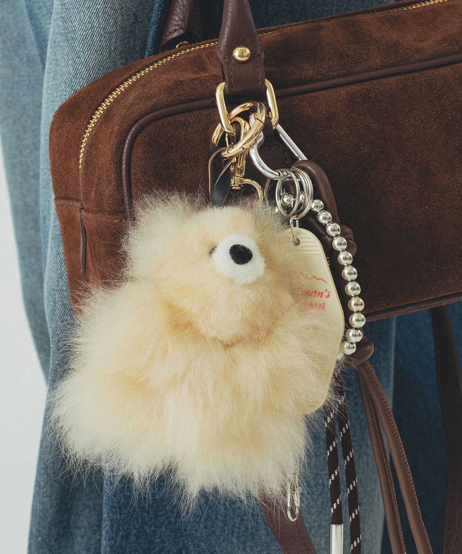 COSY/SMALL BEAR BABY ALPACA KEY RING