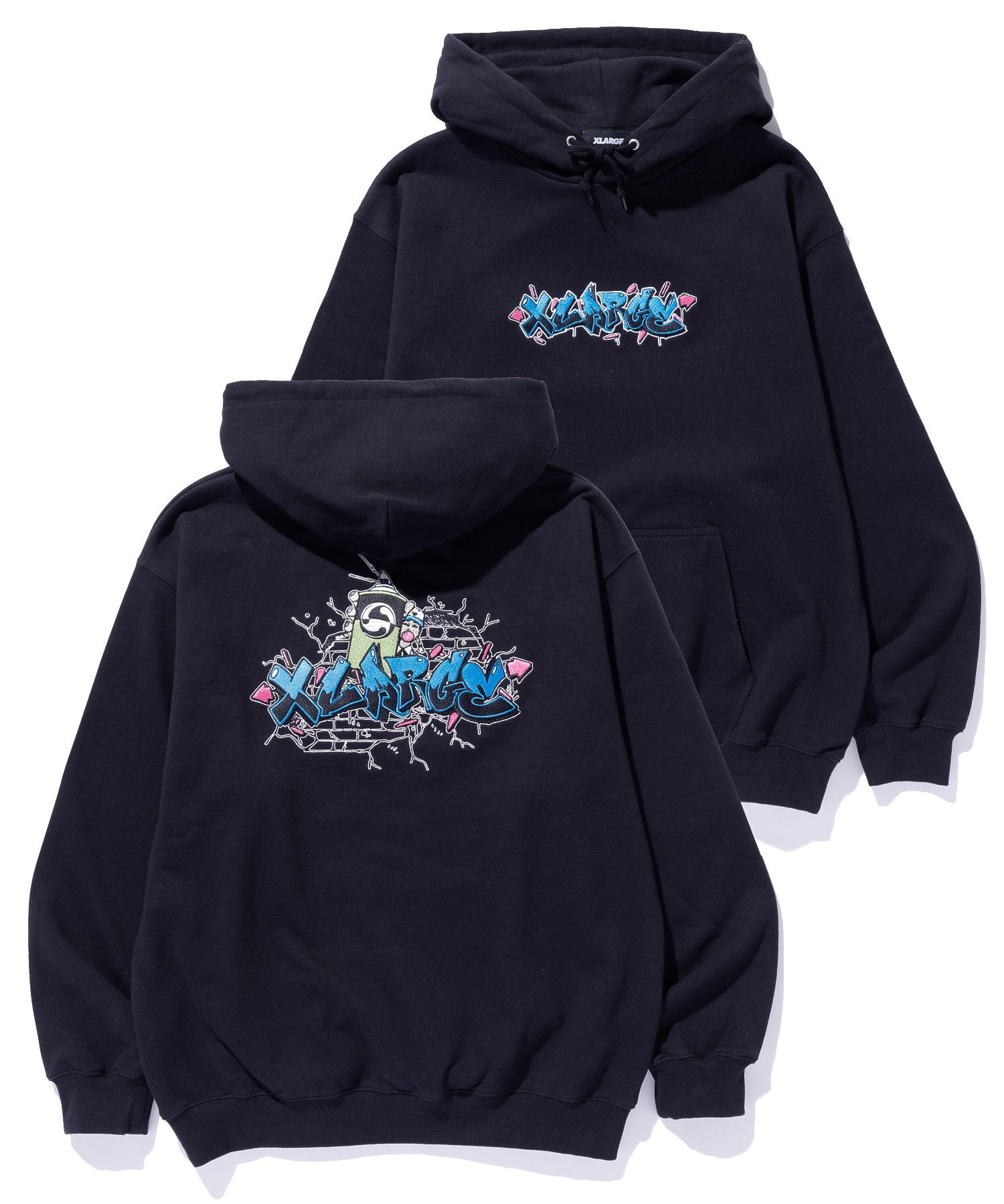 AEROSOL GAFFITI HOODED SWEATSHIRT