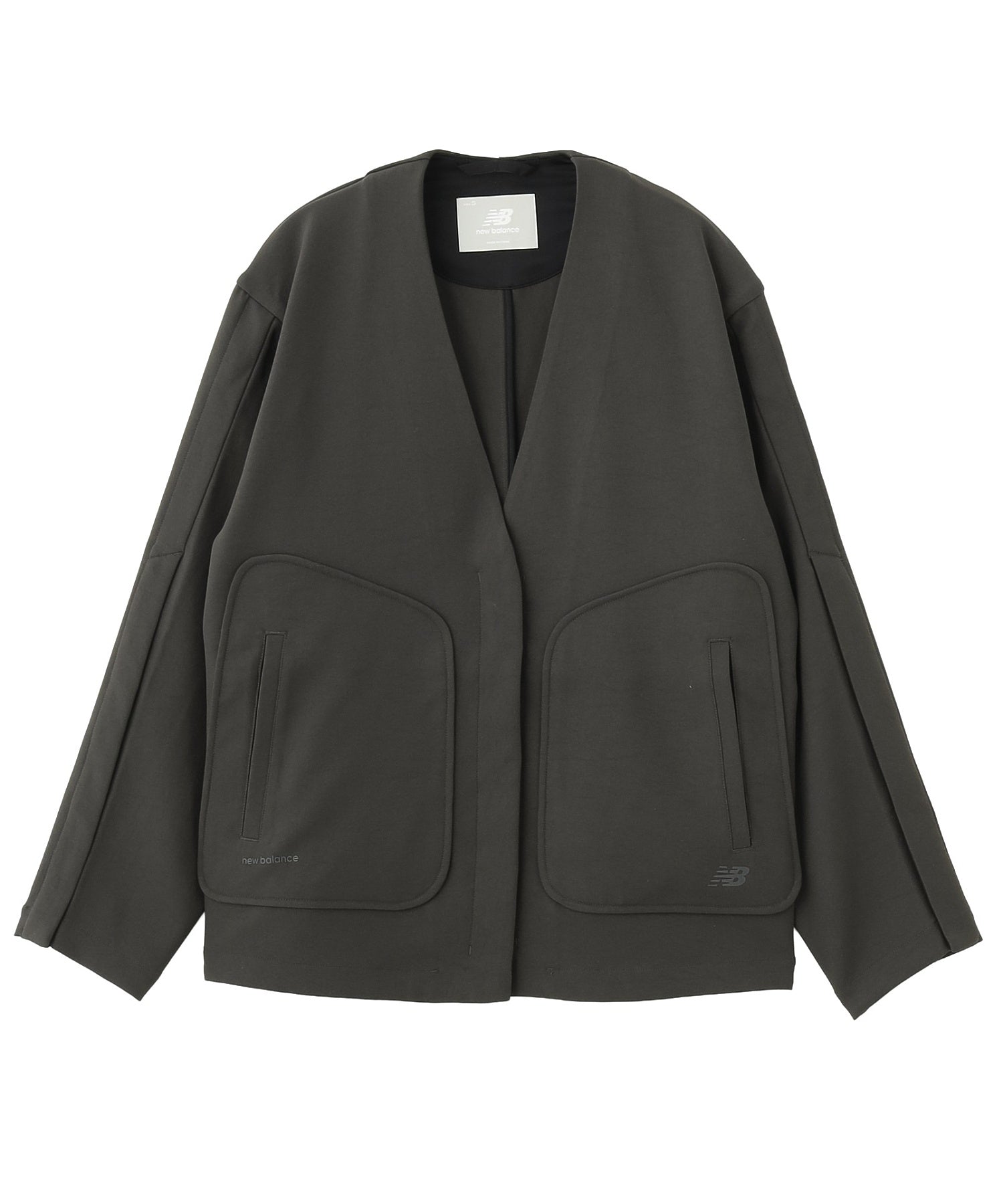 NEW BALANCE/ニューバランス/W NB Grey NOCOLLAR JACKET WJ61784L