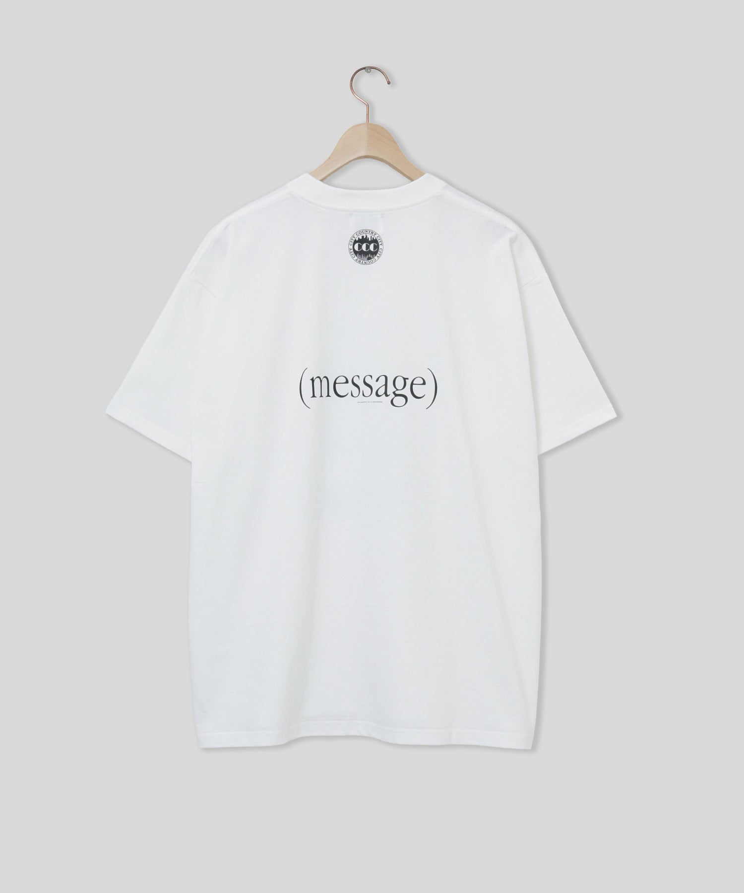 CCC/シティーカントリーシティー/COTTON S/S T-SHIRT KOTOZUKE 261T008