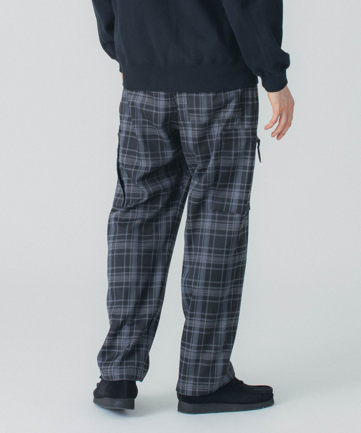 PLAID CARGO PANTS