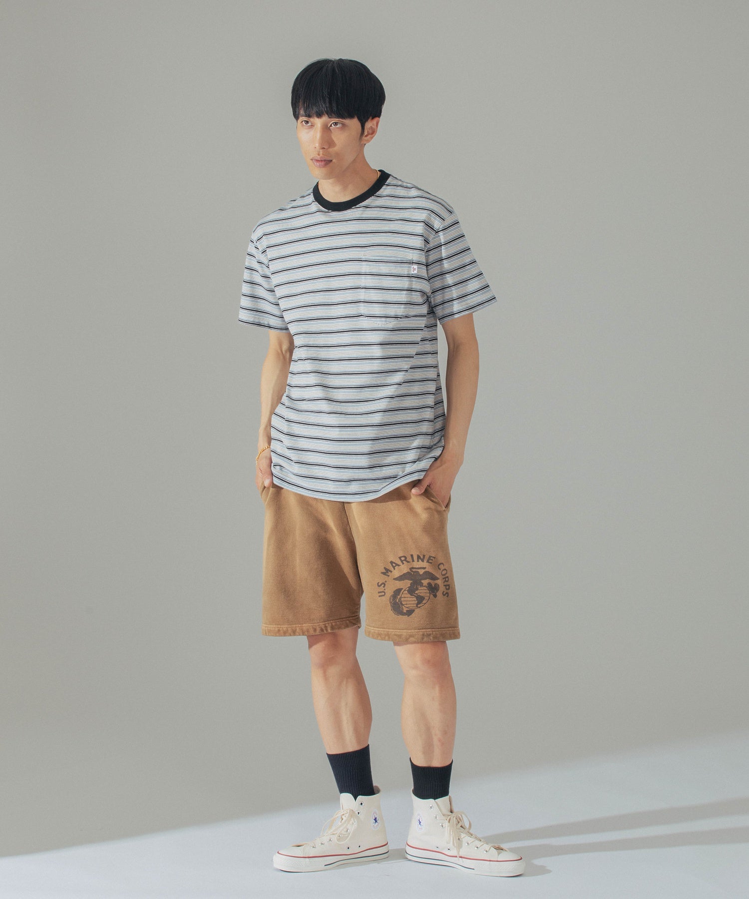 SAY HELLO/セイハロー/NEW FIT BORDER S/S TEE/24SS-F03