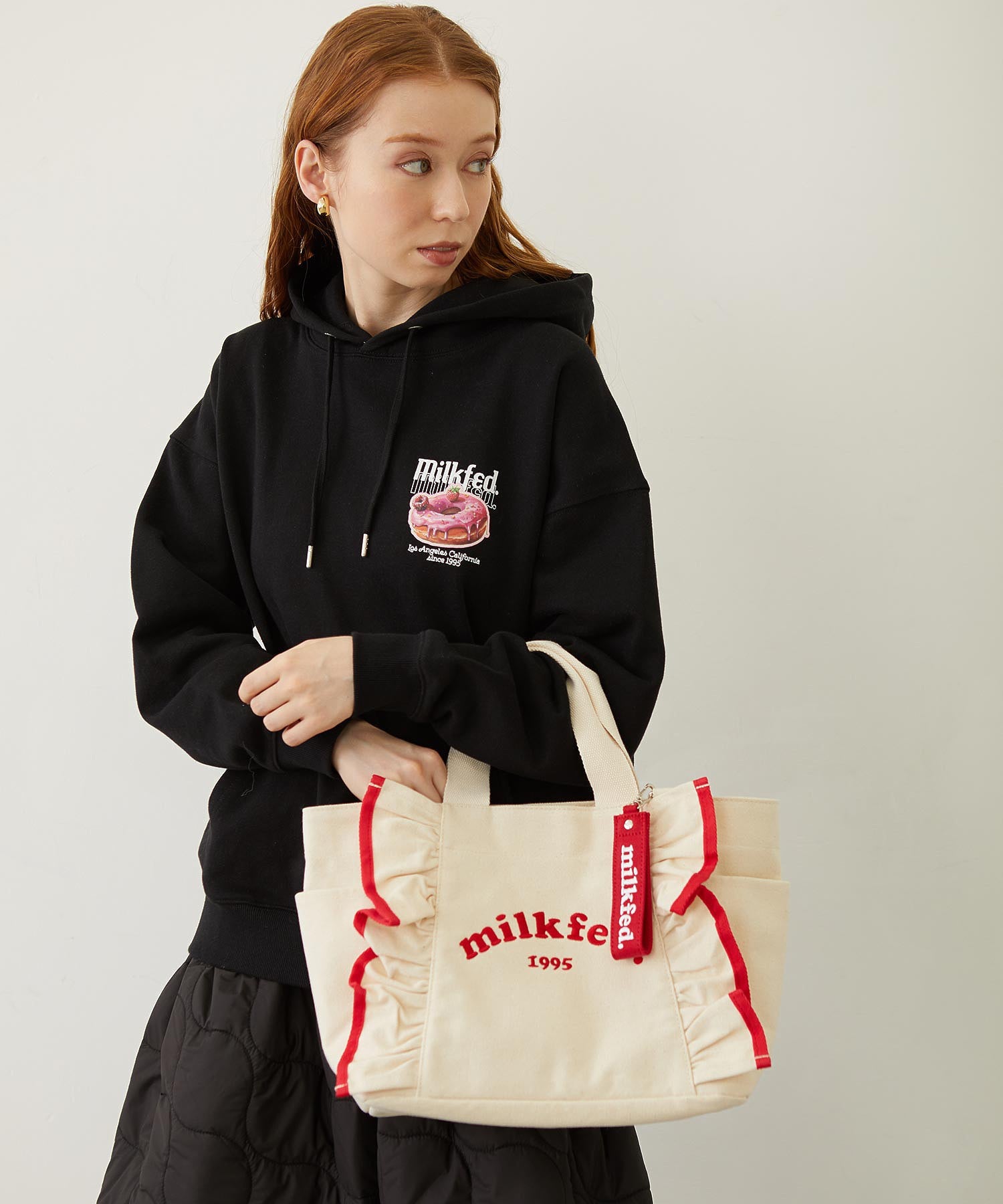 RUFFLE BAG MILKFED.