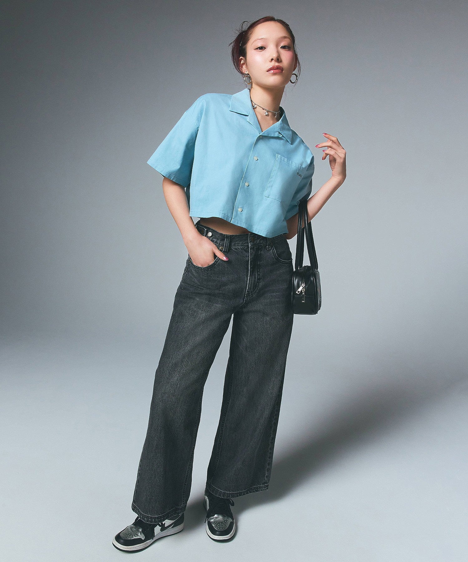 WAIST ADJUST DENIM PANTS