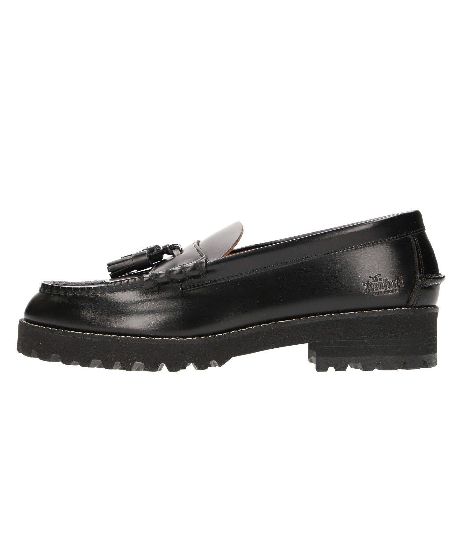The Kenford fine shoes/TANK SOLE QUILT TASSEL LOAFERS