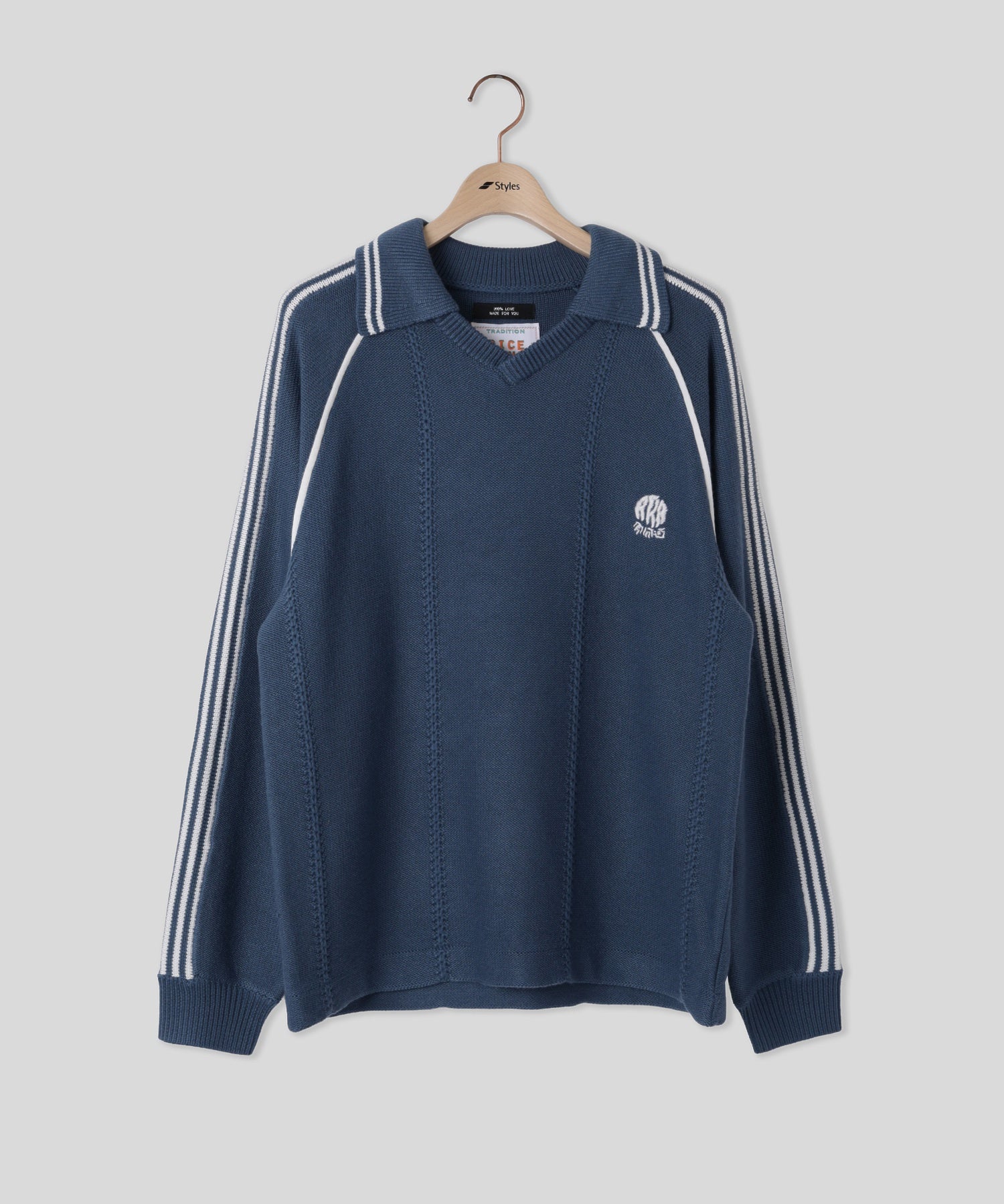 RICE NINE TEN/ライスナインテン/KNITTING GAME SHIRT KN-GM