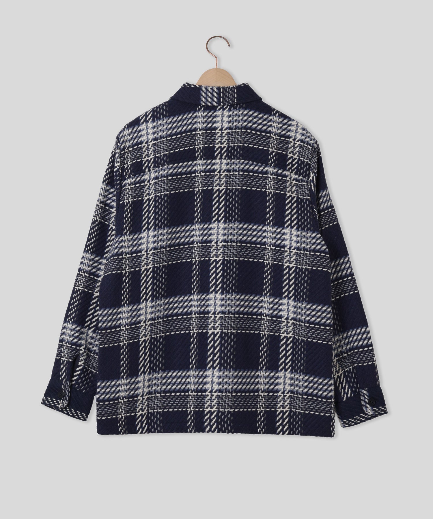WAX LONDON/ワックスロンドン/WHITING OVERSHIRT AW26-OSH-WHI-CLW-NVE
