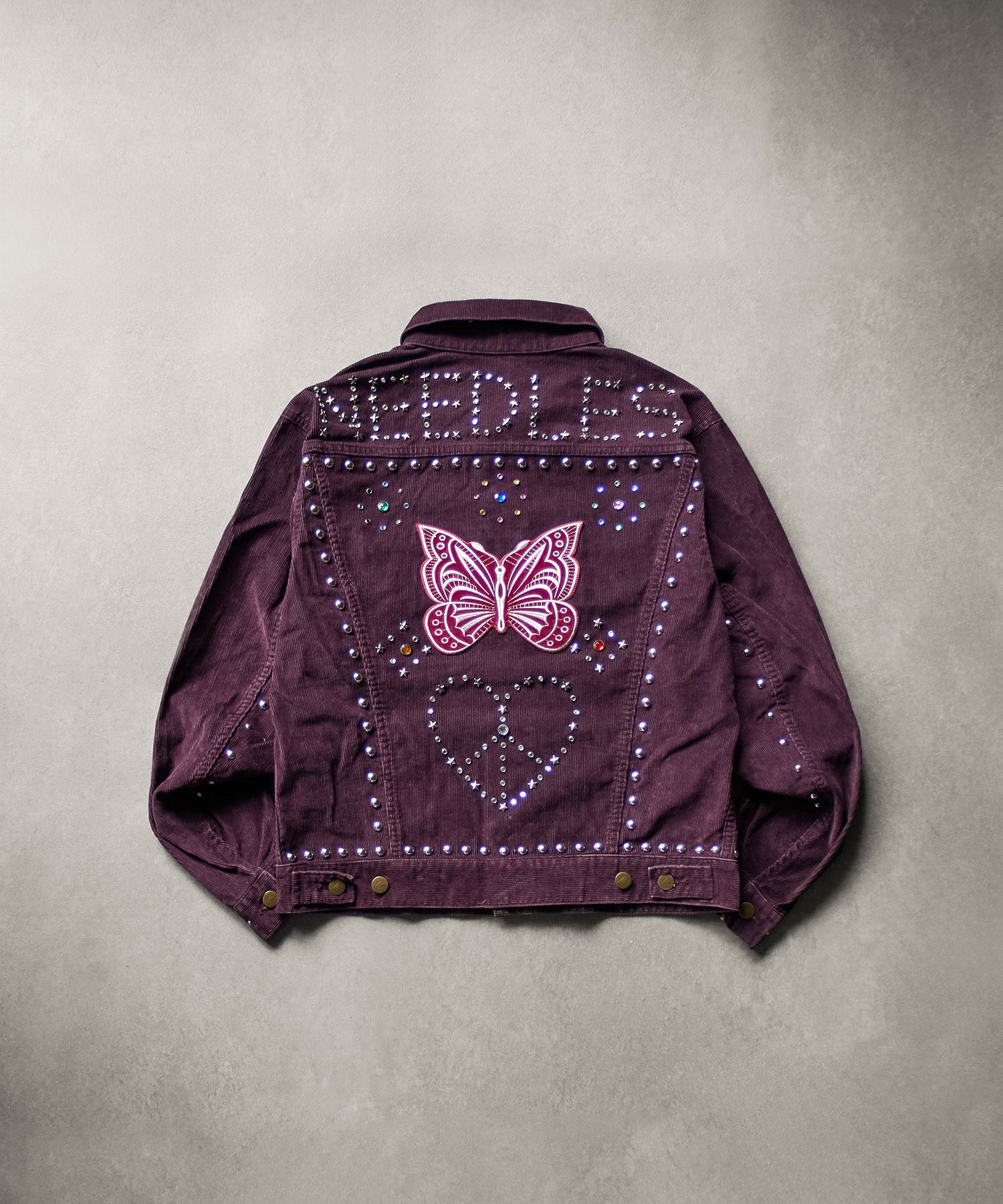 NEEDLES/STUDDED JEAN JACKET