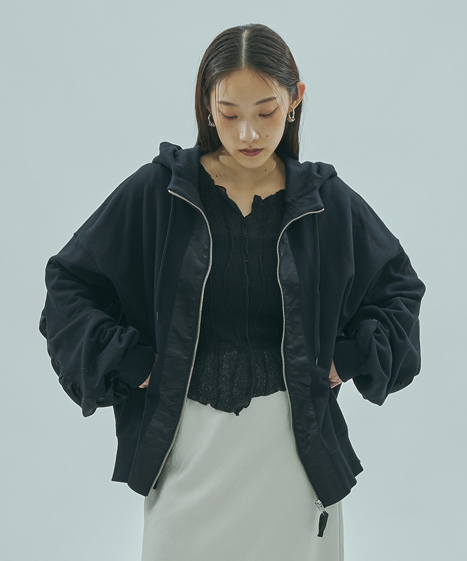 model:163cm 着用サイズ:ONE SIZE