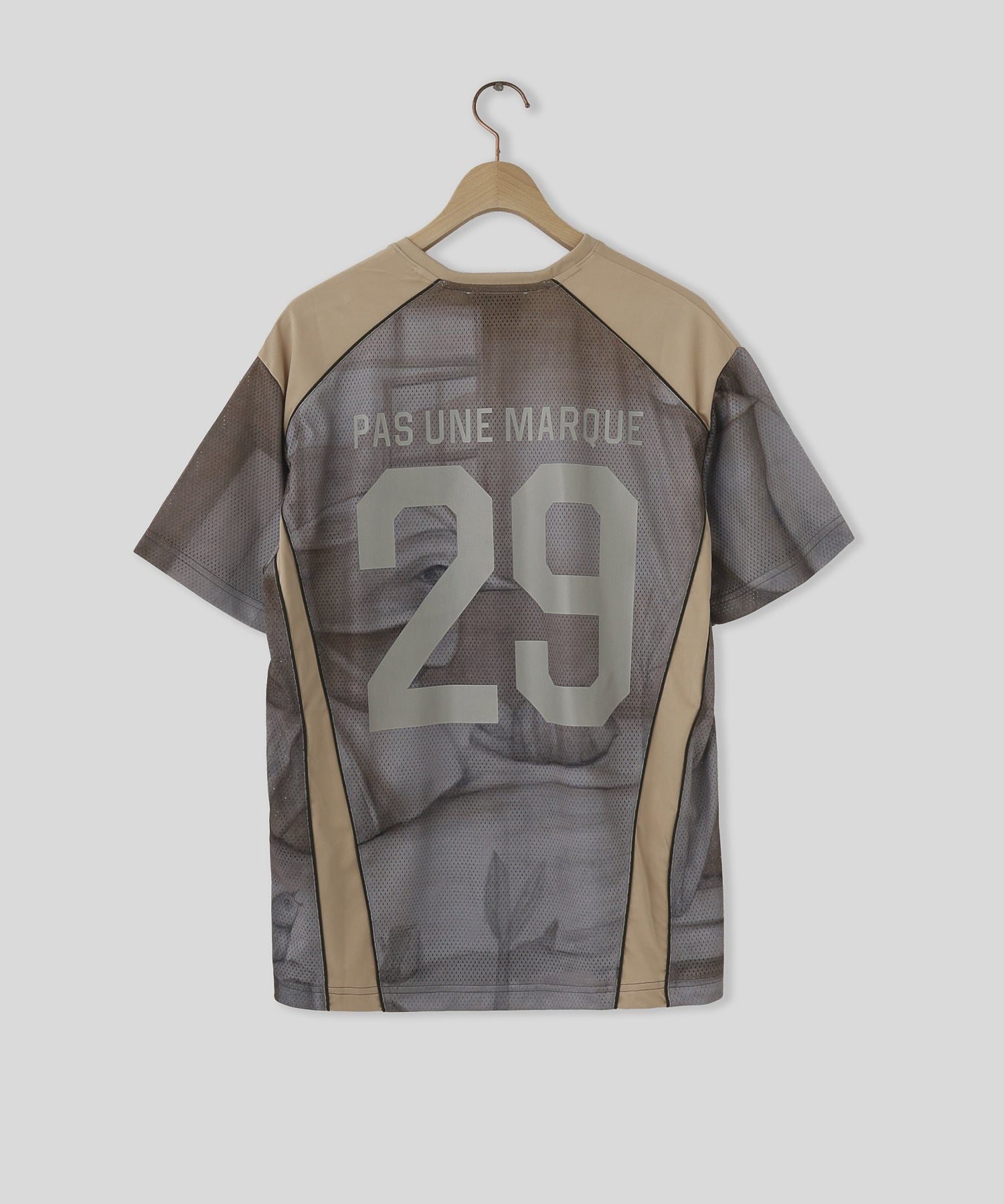PAS UNE MARQUE/パ・ズュヌ・マルク/MESH TEE WITH PRINT PAS-697