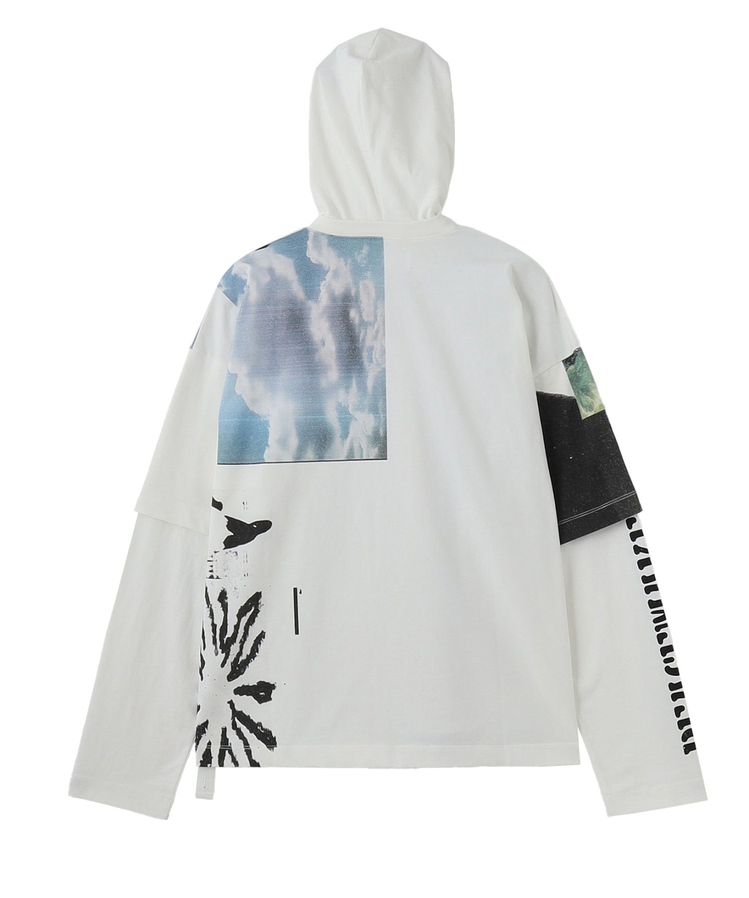 PEACEMAKER/ピースメーカー/Hooded Tee Collage Print PCM2OT08GJE00795