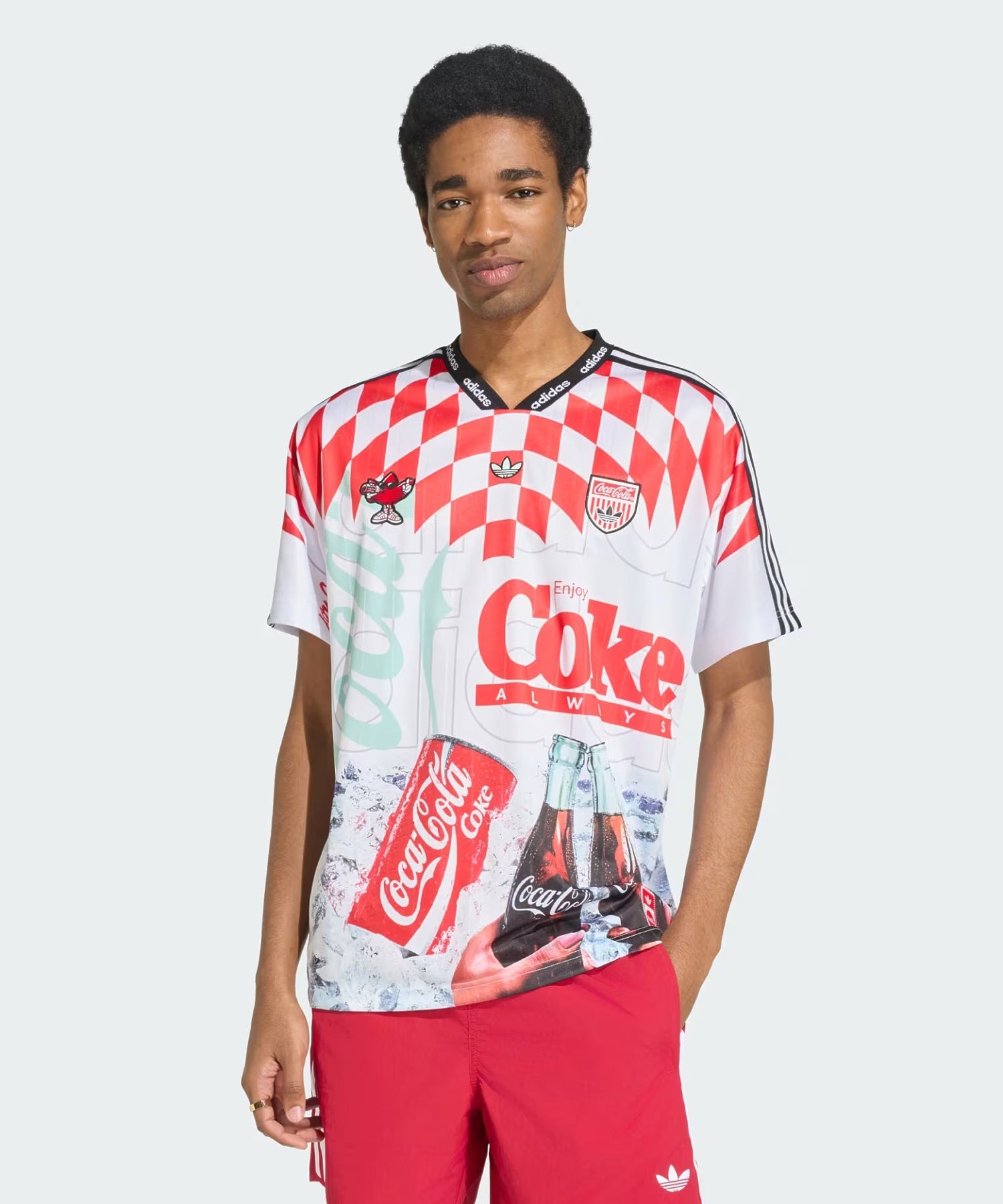 ADIDAS/アディダス/COCA COLA CLASSIC SPORT MASH-UP JERSEY KY2106