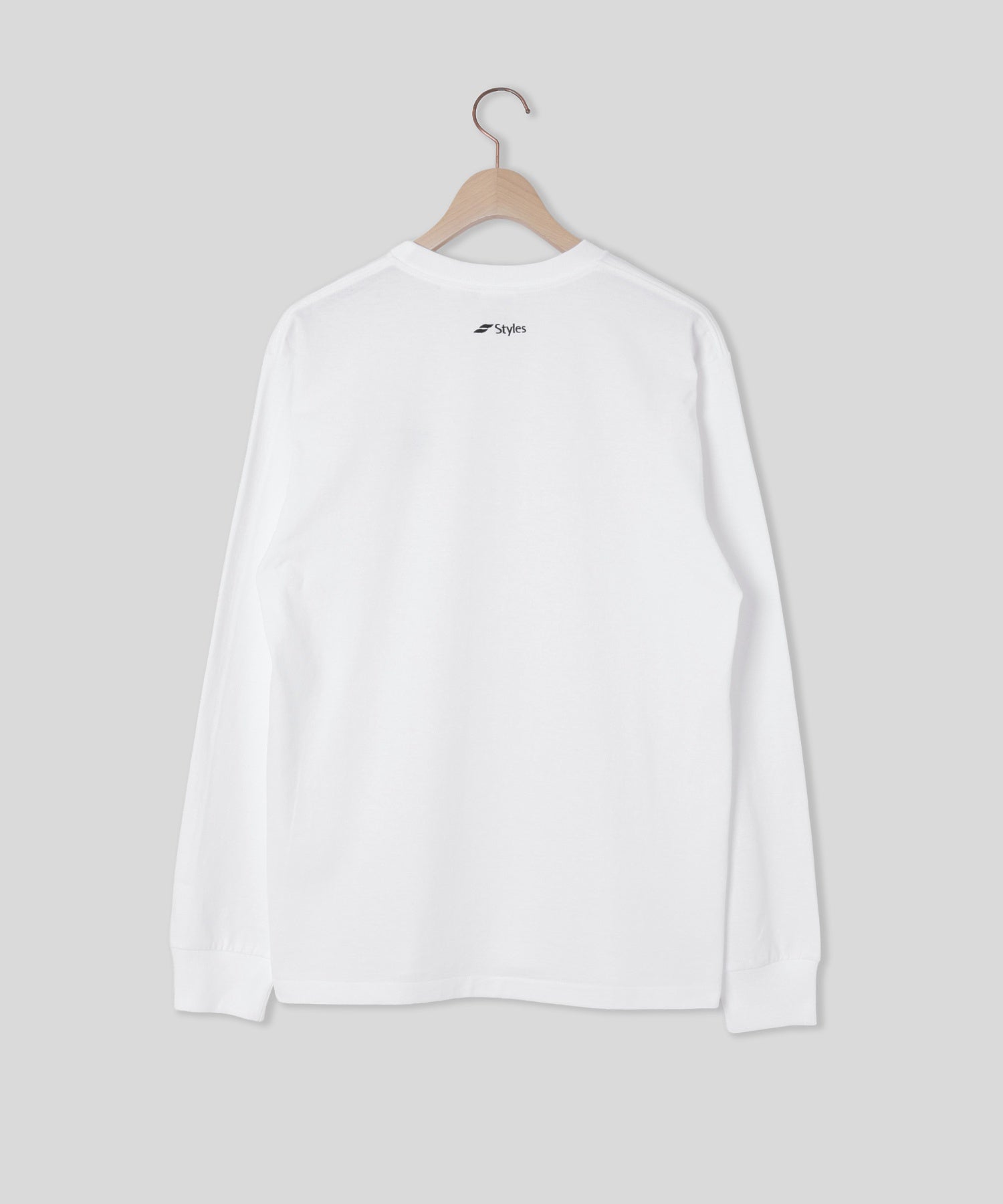 【別注】Styles CRC/コットンリサーチクラブ/EX L/S T-SHIRT JPC-003 WHT