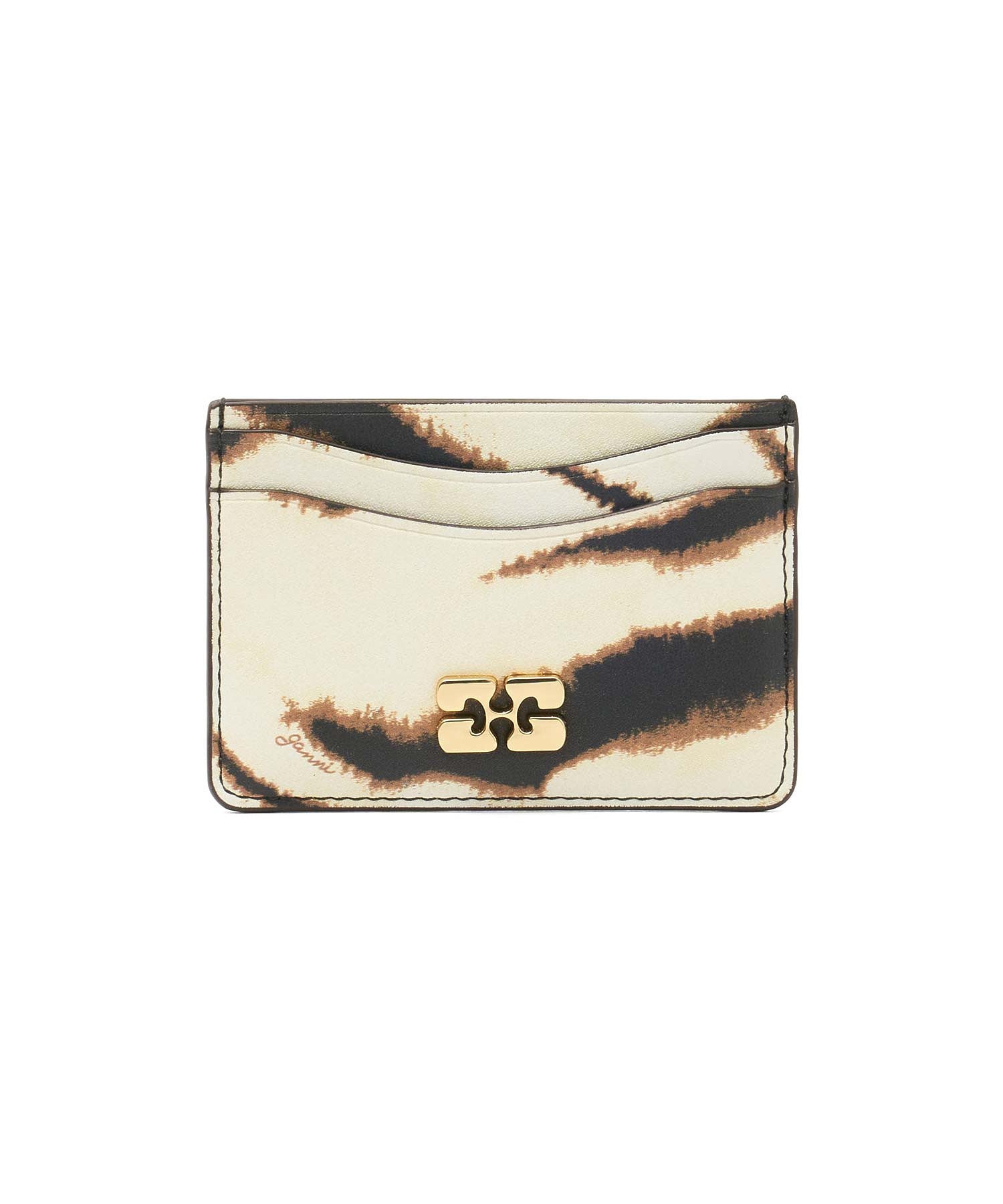 GANNI/BOU CARD HOLDER ZEBRA PRINT