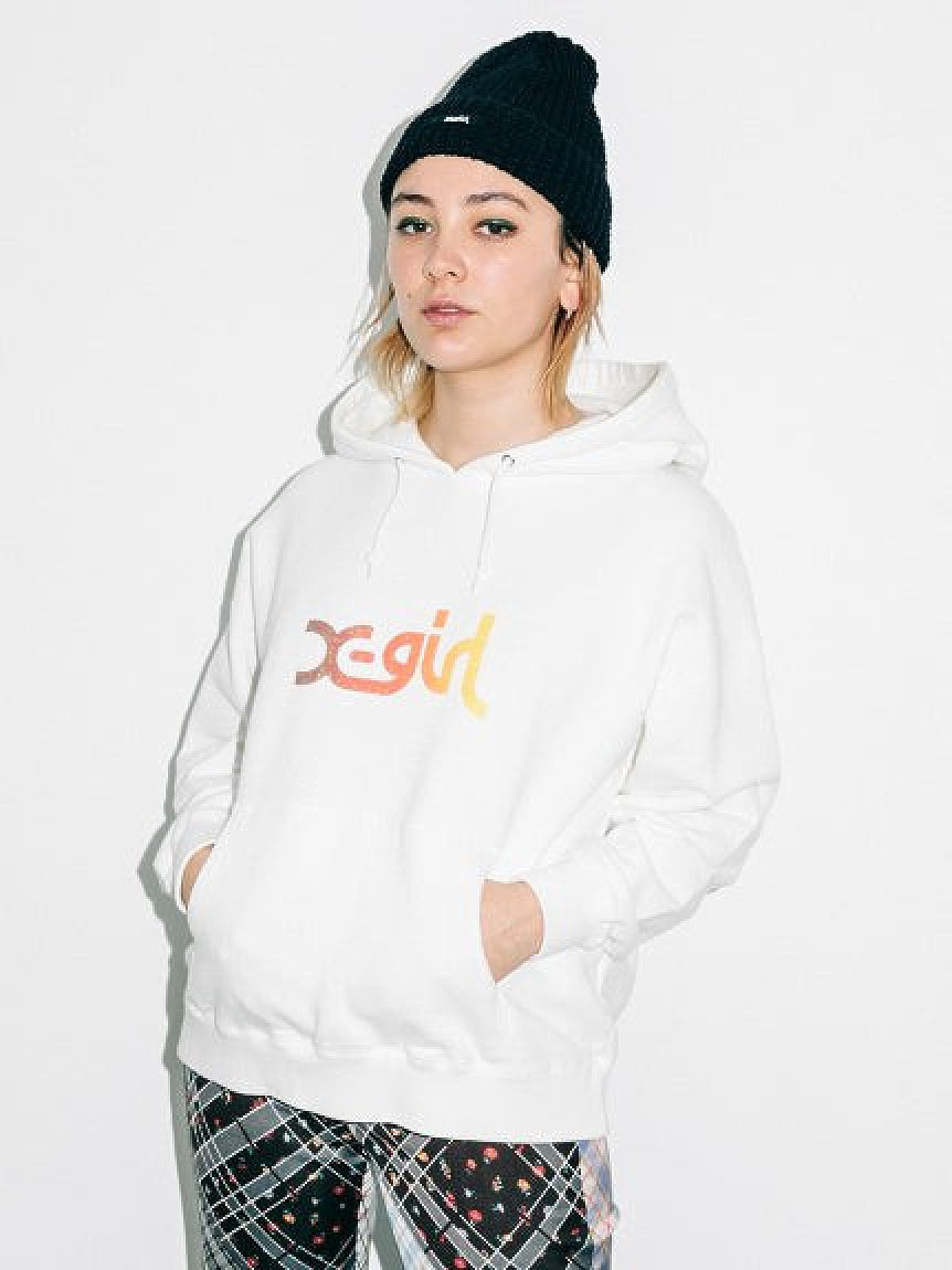 GRADATION MILLS LOGO BABY SWEAT HOODIE X-girl