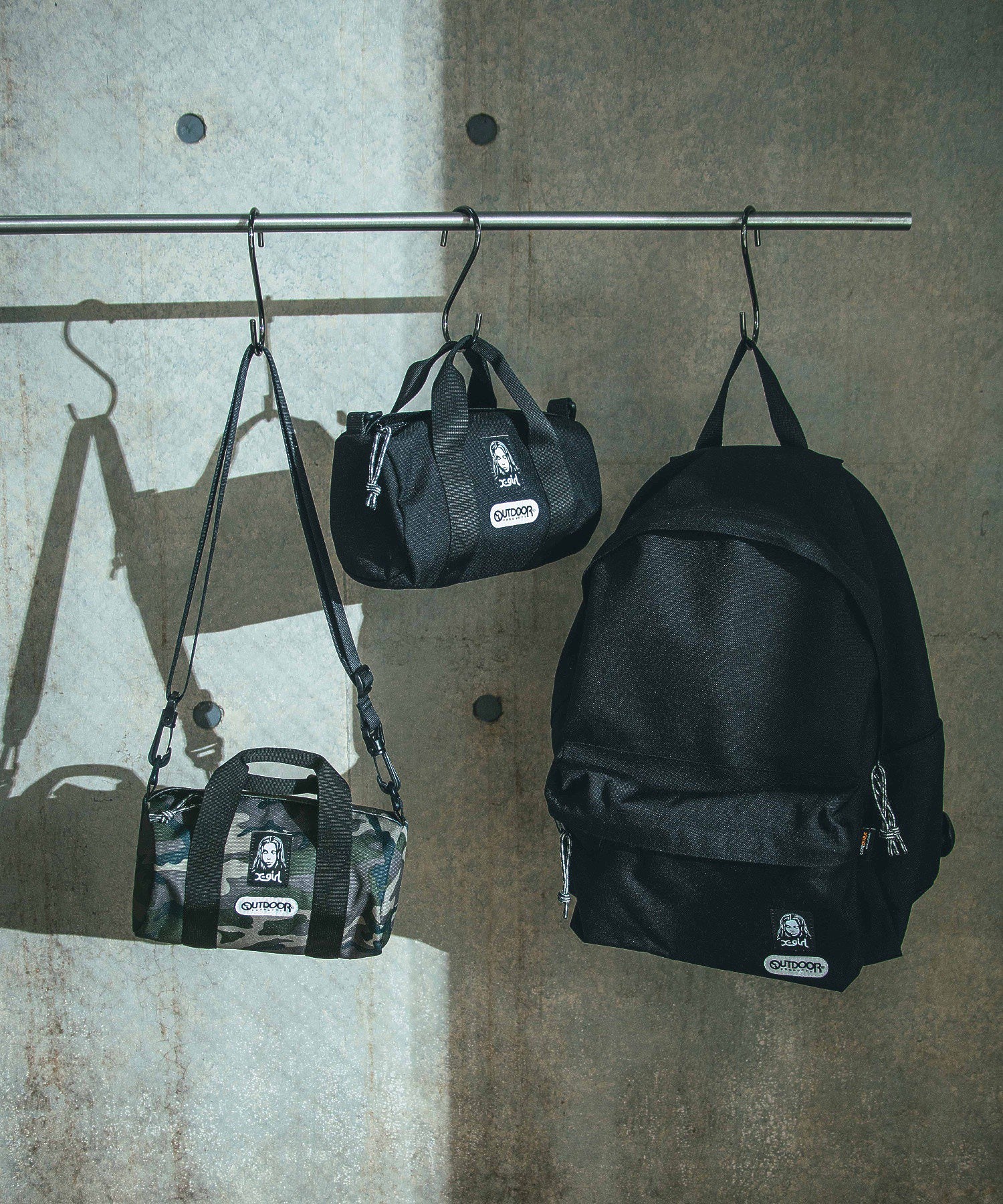 X-girl × OUTDOOR PRODUCTS ROLL BOSTON