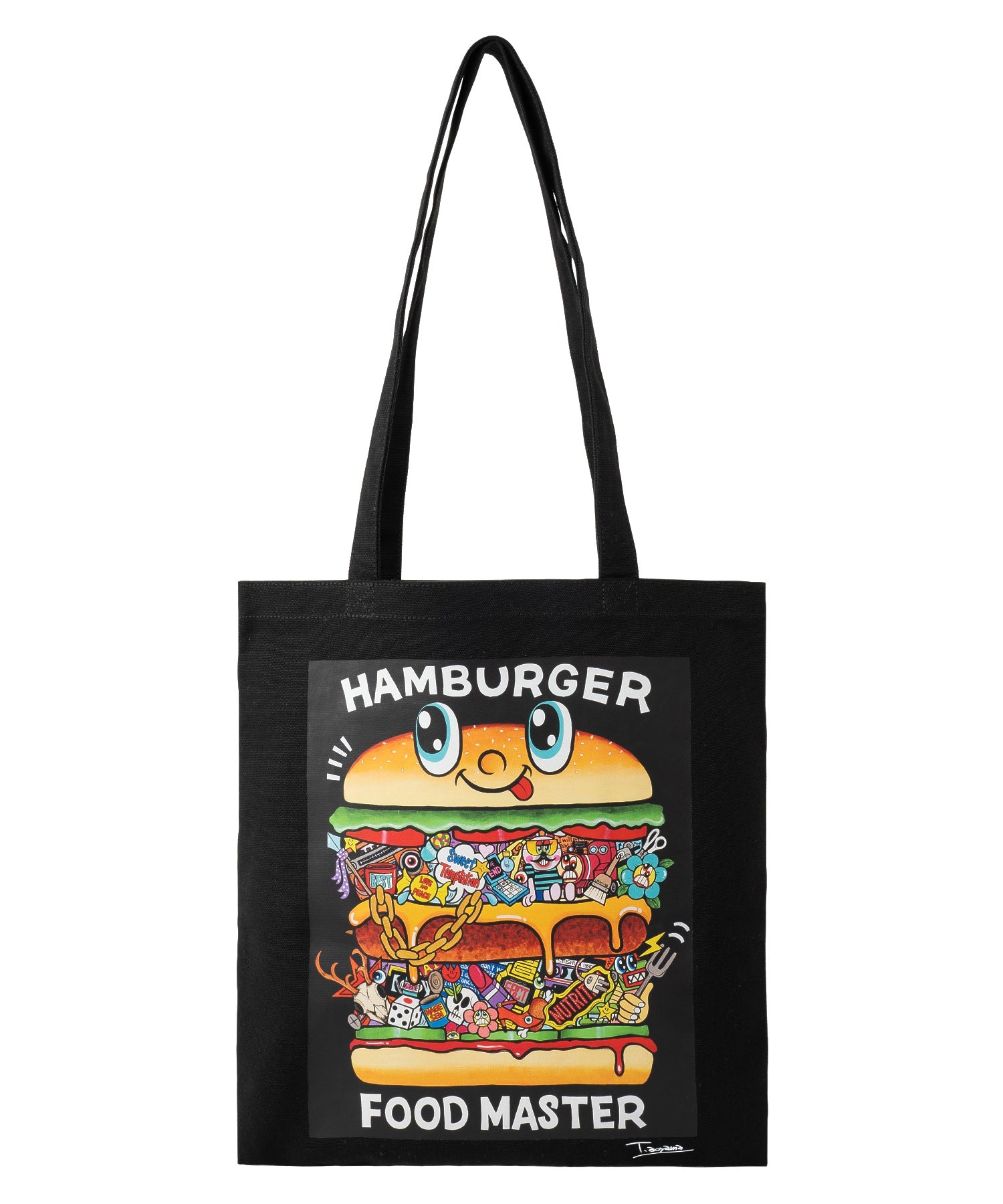 TETSUJI AOYAMA FOOD MASTER TOTE BAG calif-ART