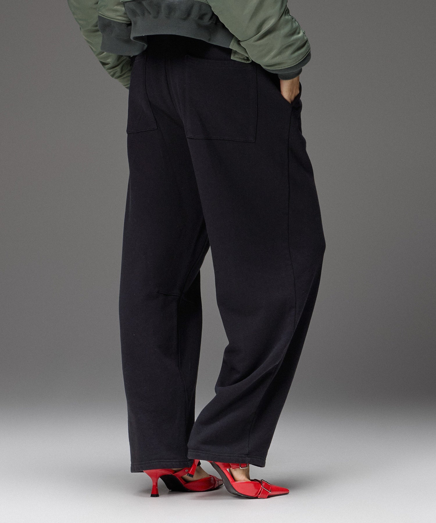 RHINESTONE BLACKLETTER LOGO SWEATPANTS