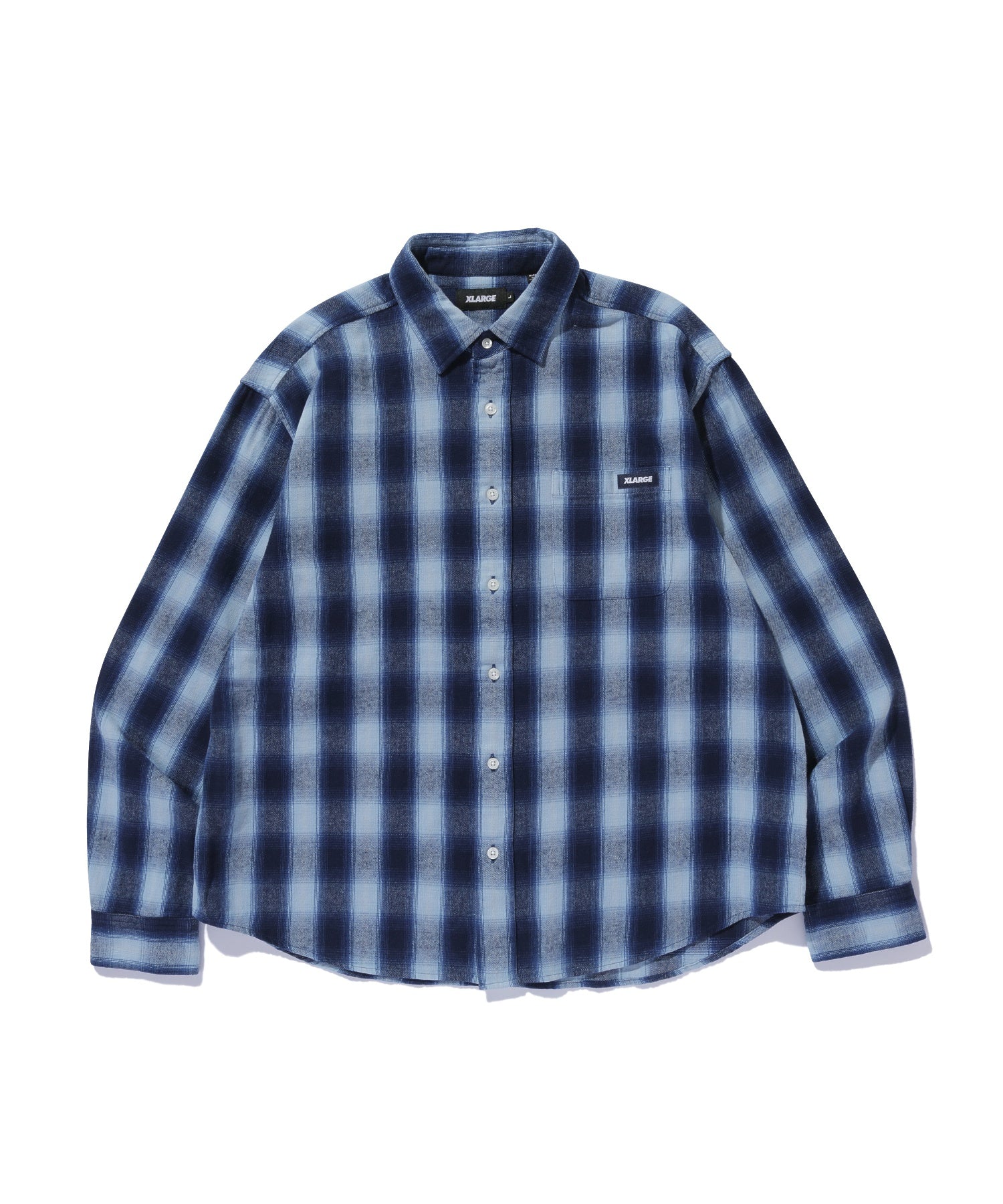OVERDYED OMBRE CHECK SHIRT