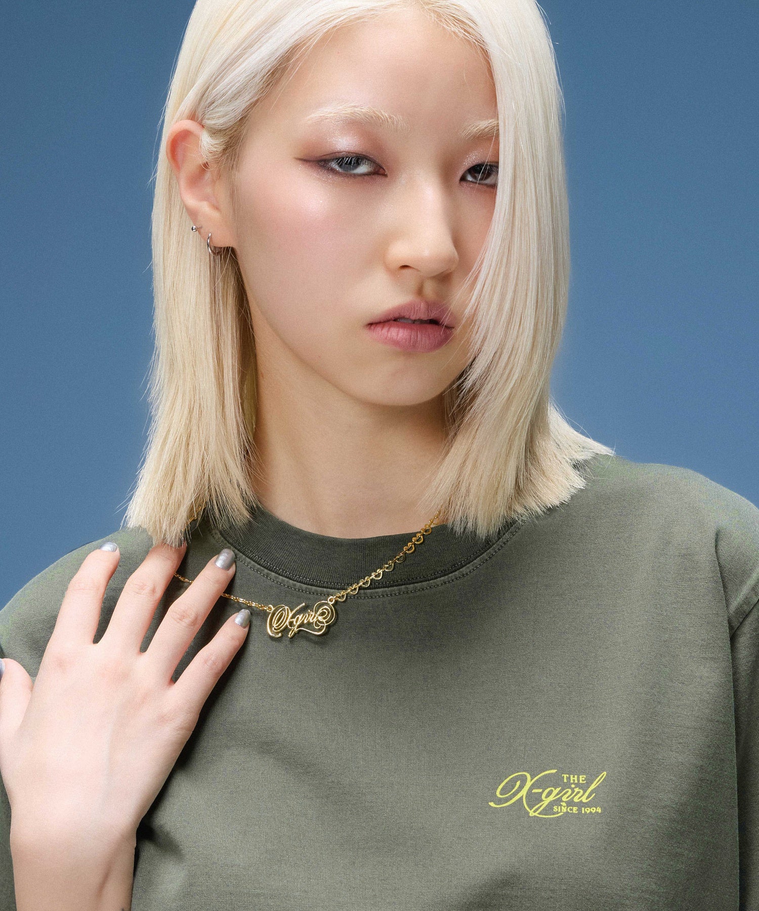 FADED TRI-COLOR FACE S/S TEE