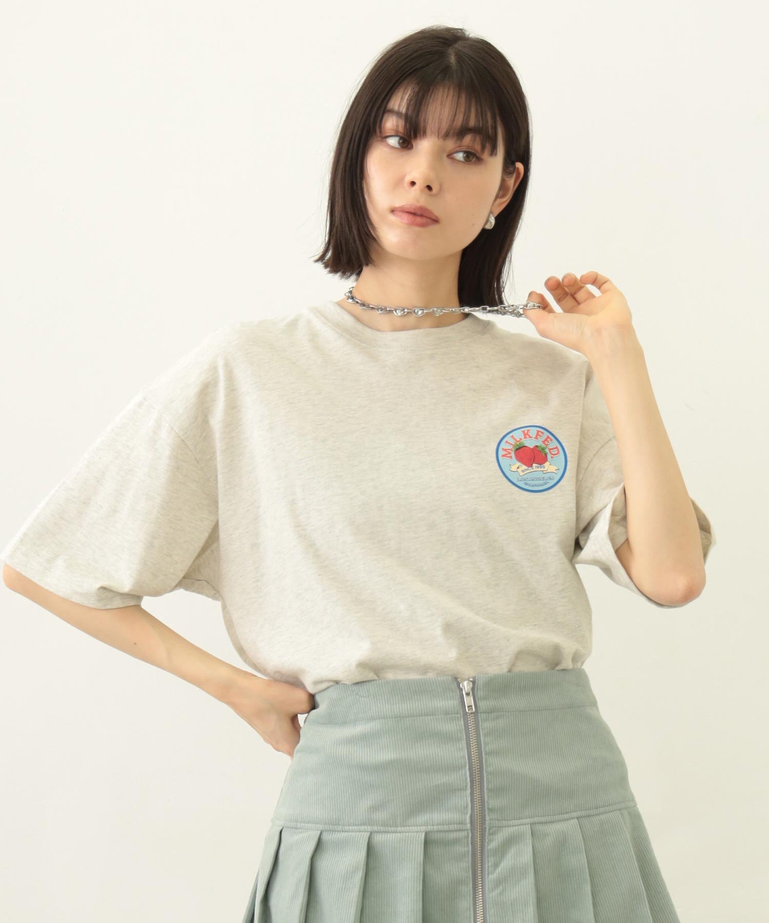 CIRCLE STRAWBERRY LOGO S/S TEE