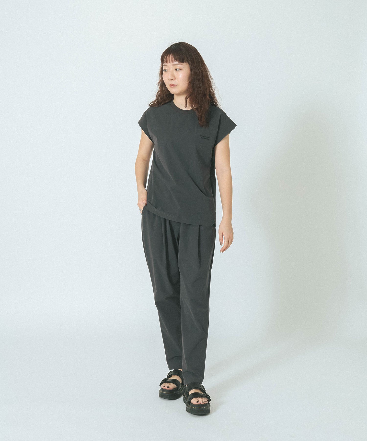 【WEB限定】THOUSAND MILExGENE HEAVENS/FRENCH SLEEVE TOP & TAPERED PANTS SET UP