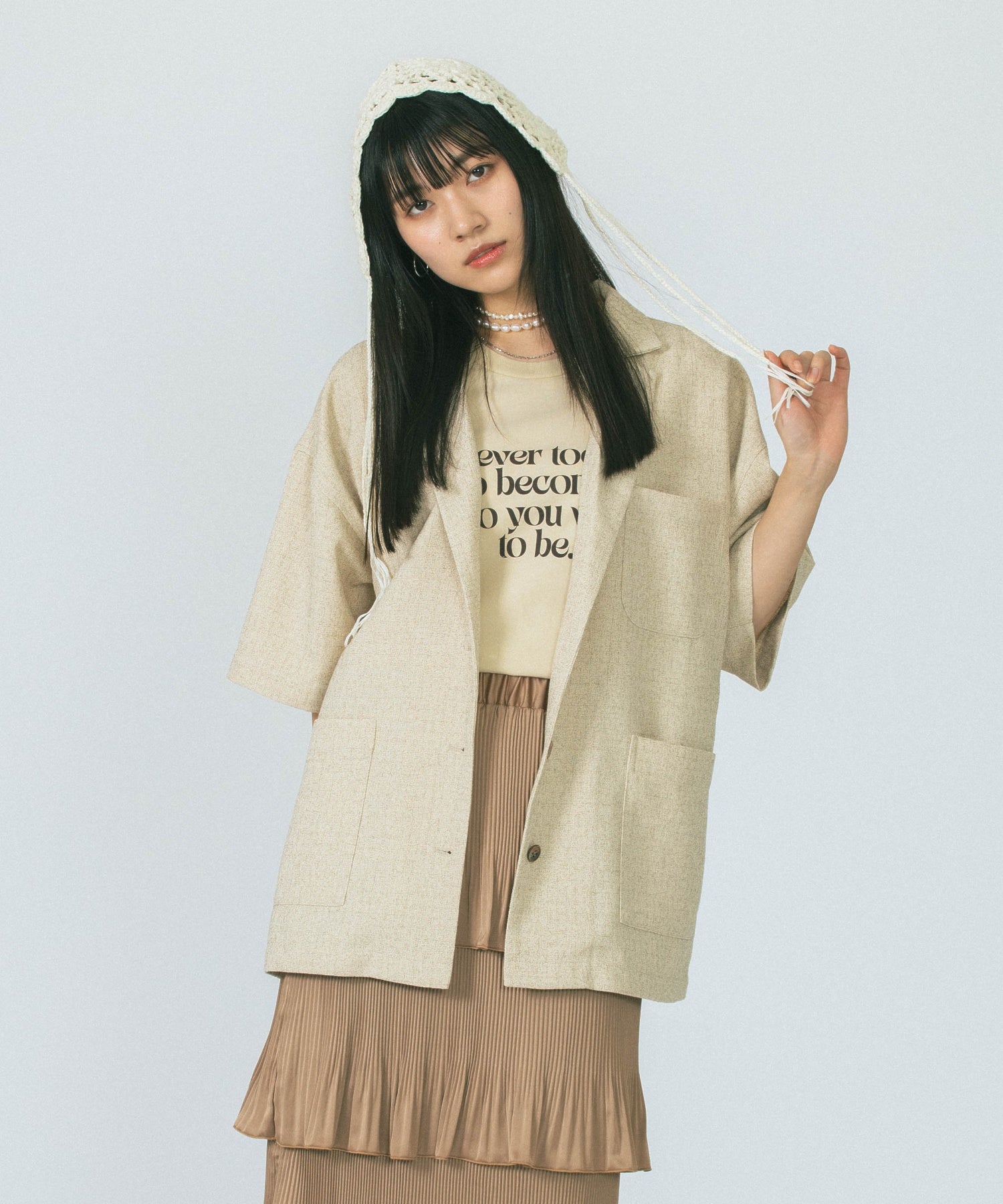 model:167cm 着用サイズ:ONE SIZE