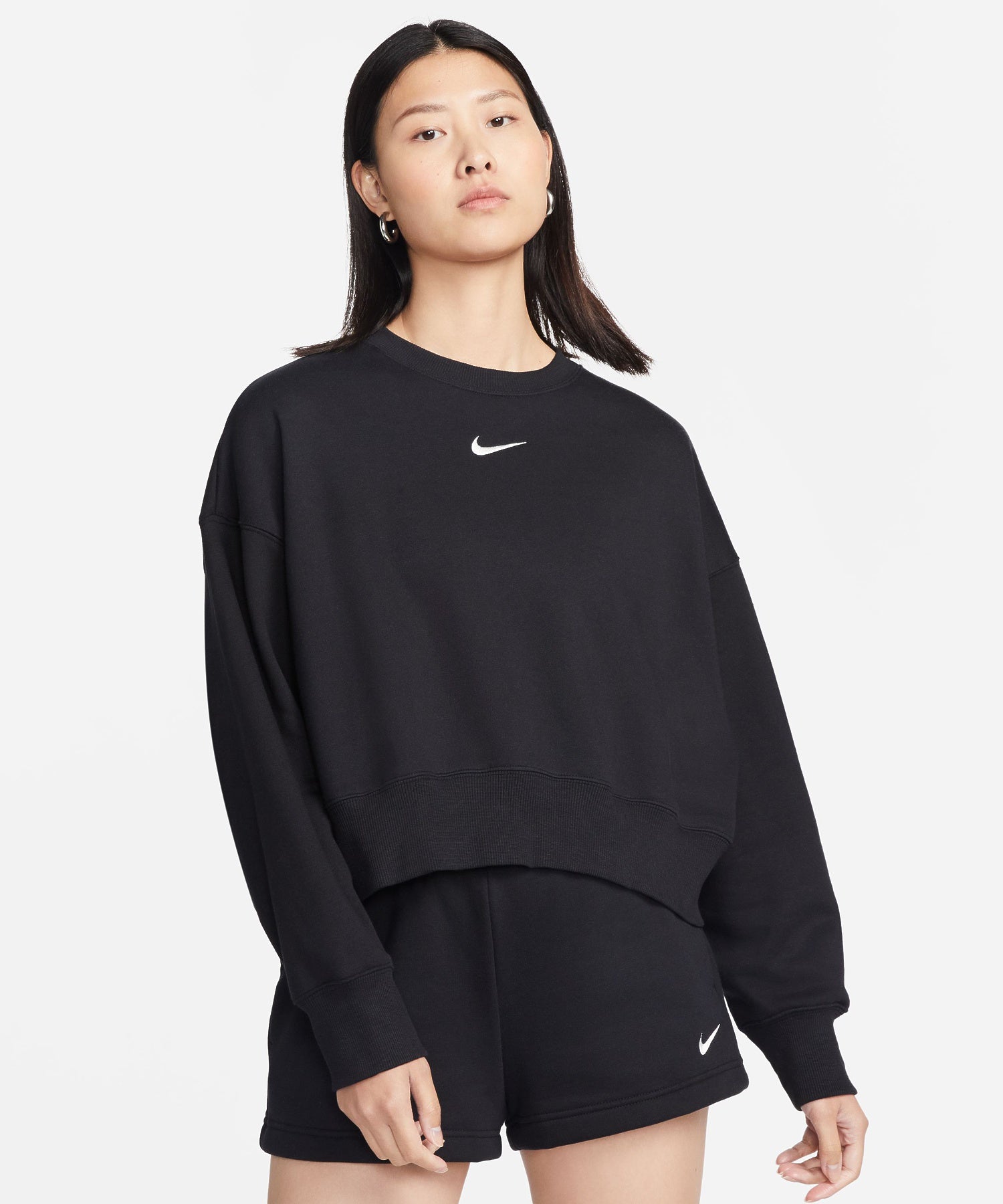 NIKE/ナイキ/WMNS NSW STYLE FLEECE L/S CREW OOS DQ5762-010