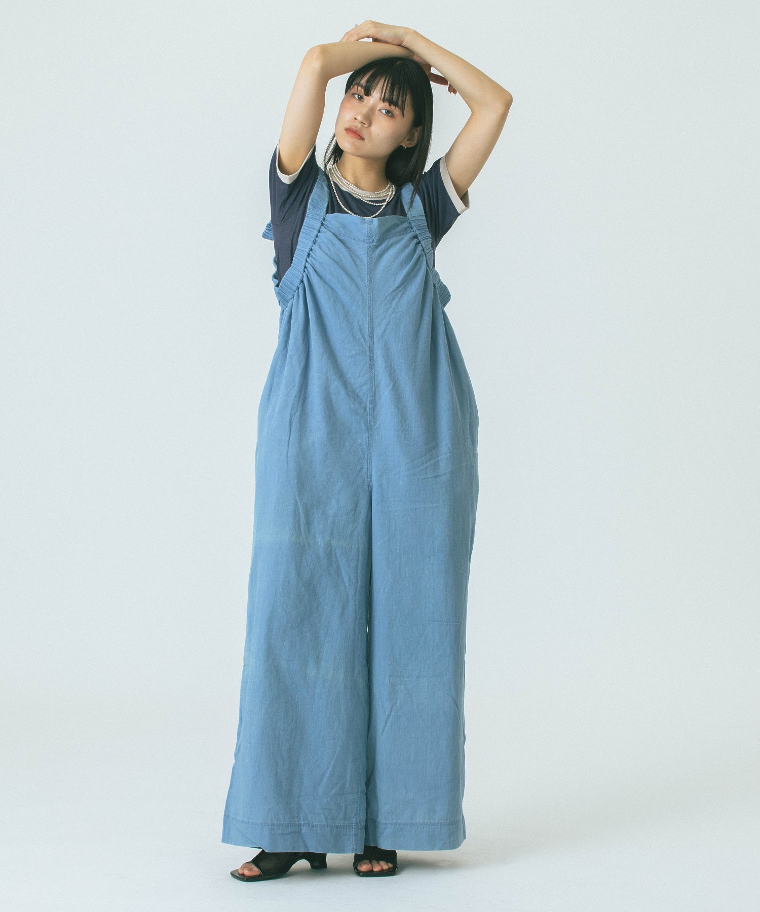 SHOULDER GATHERED COMBINAISON