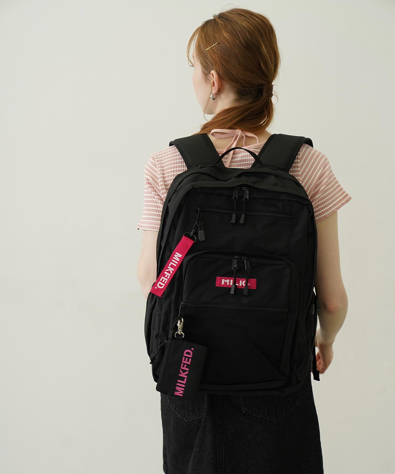 【定番】W ZIP BACKPACK MILKFED.